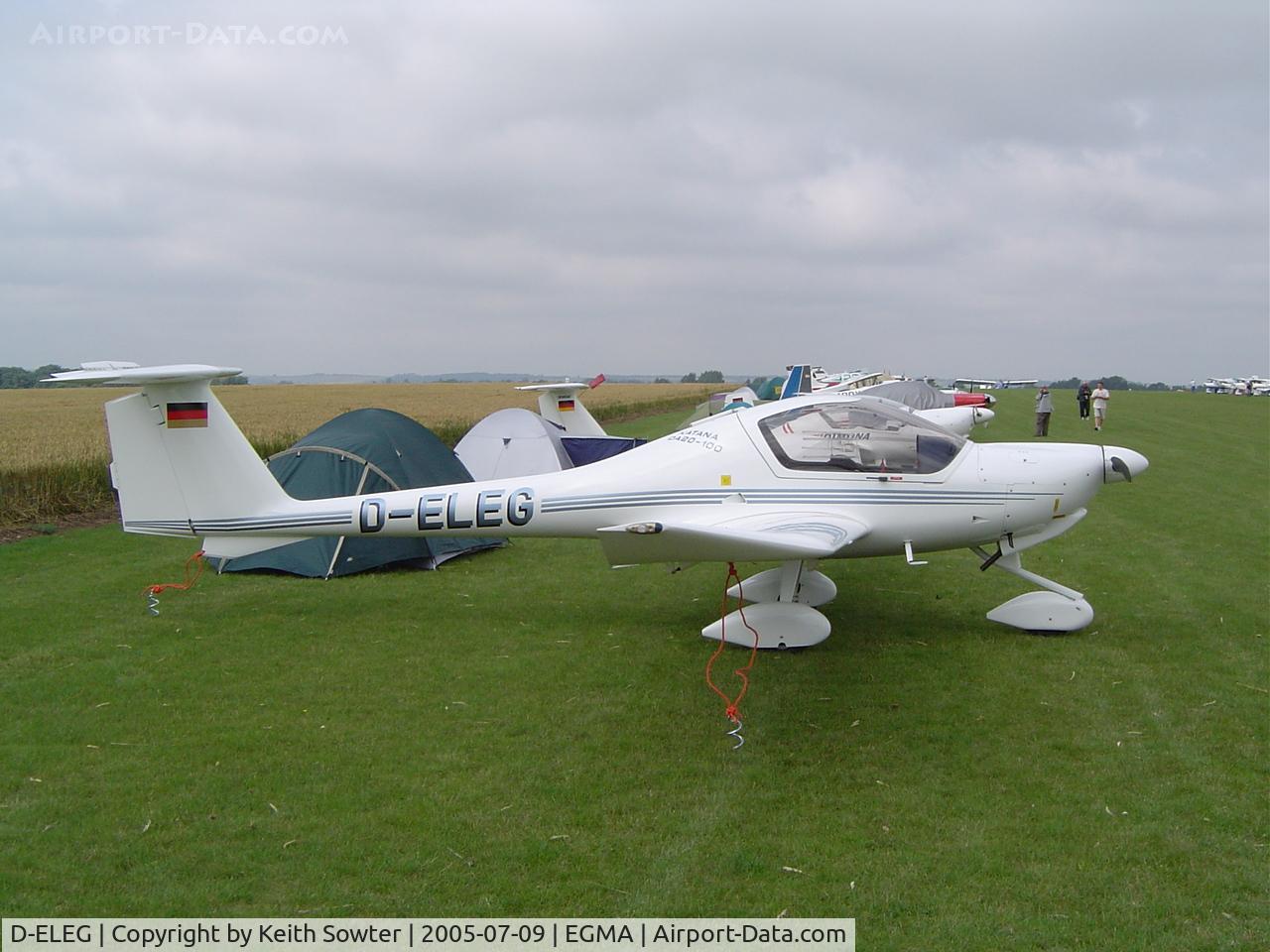 D-ELEG, Diamond DA-20-100 Katana C/N 10017, Flying legends visitor