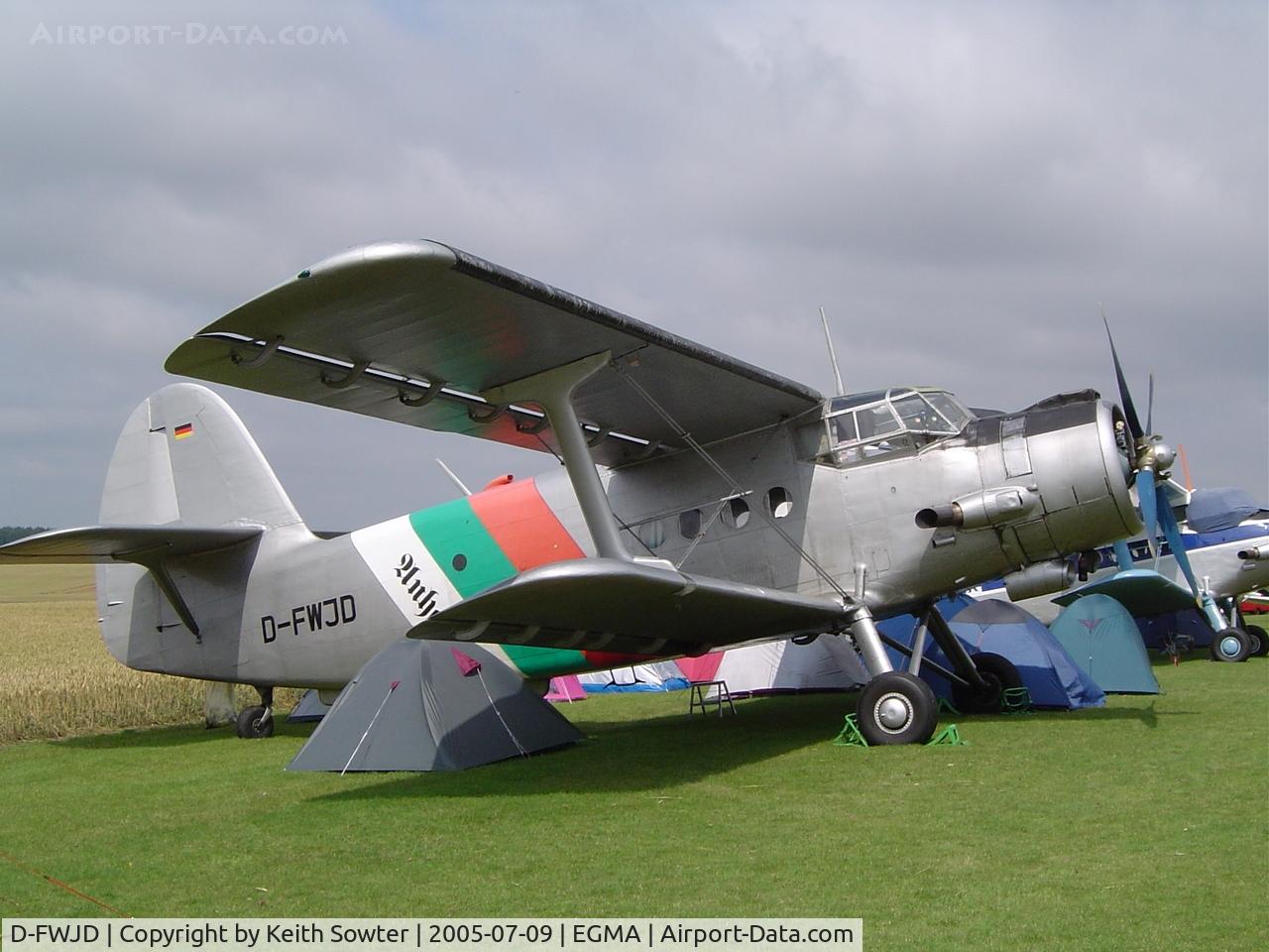 D-FWJD, 1969 Antonov An 2 C/N 1G98-51, Flying legends visitor