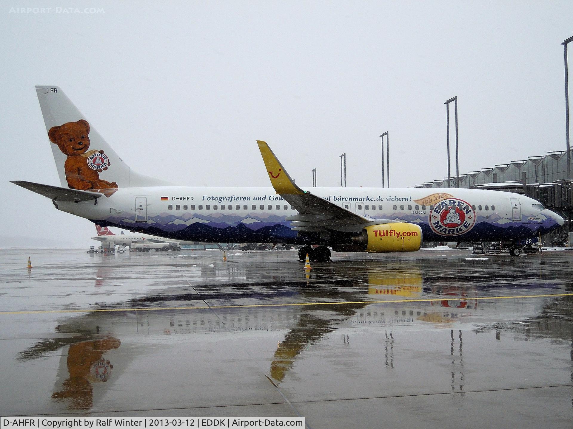 D-AHFR, 2000 Boeing 737-8K5 C/N 30593, Boeing 737-8K5(WL) - TUIfly 'Bärenmarke' - D-AHFR - 12.03.2013 - CGN