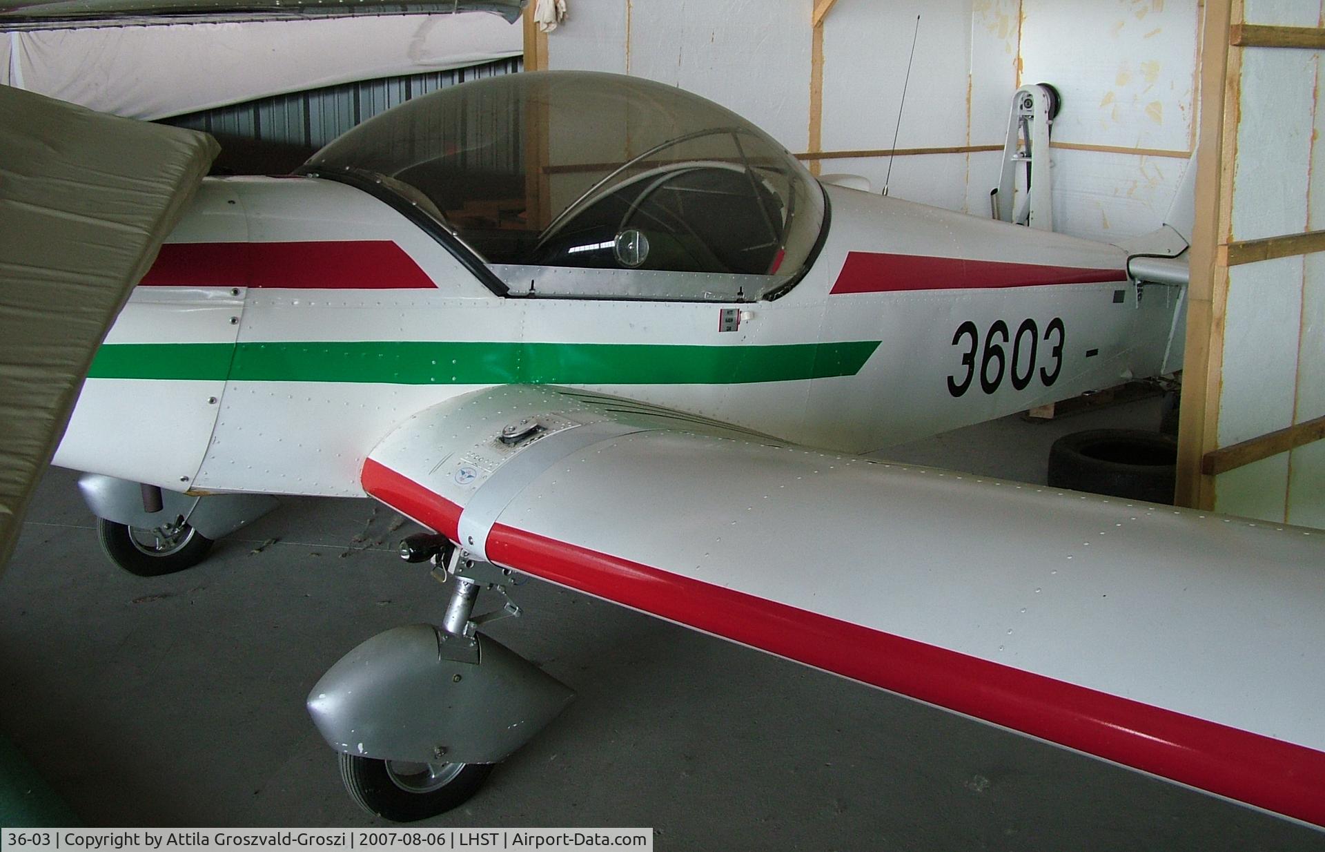 36-03, Zenair CH-601 UL Zodiac C/N 04, Szatymaz Airport, Hungary