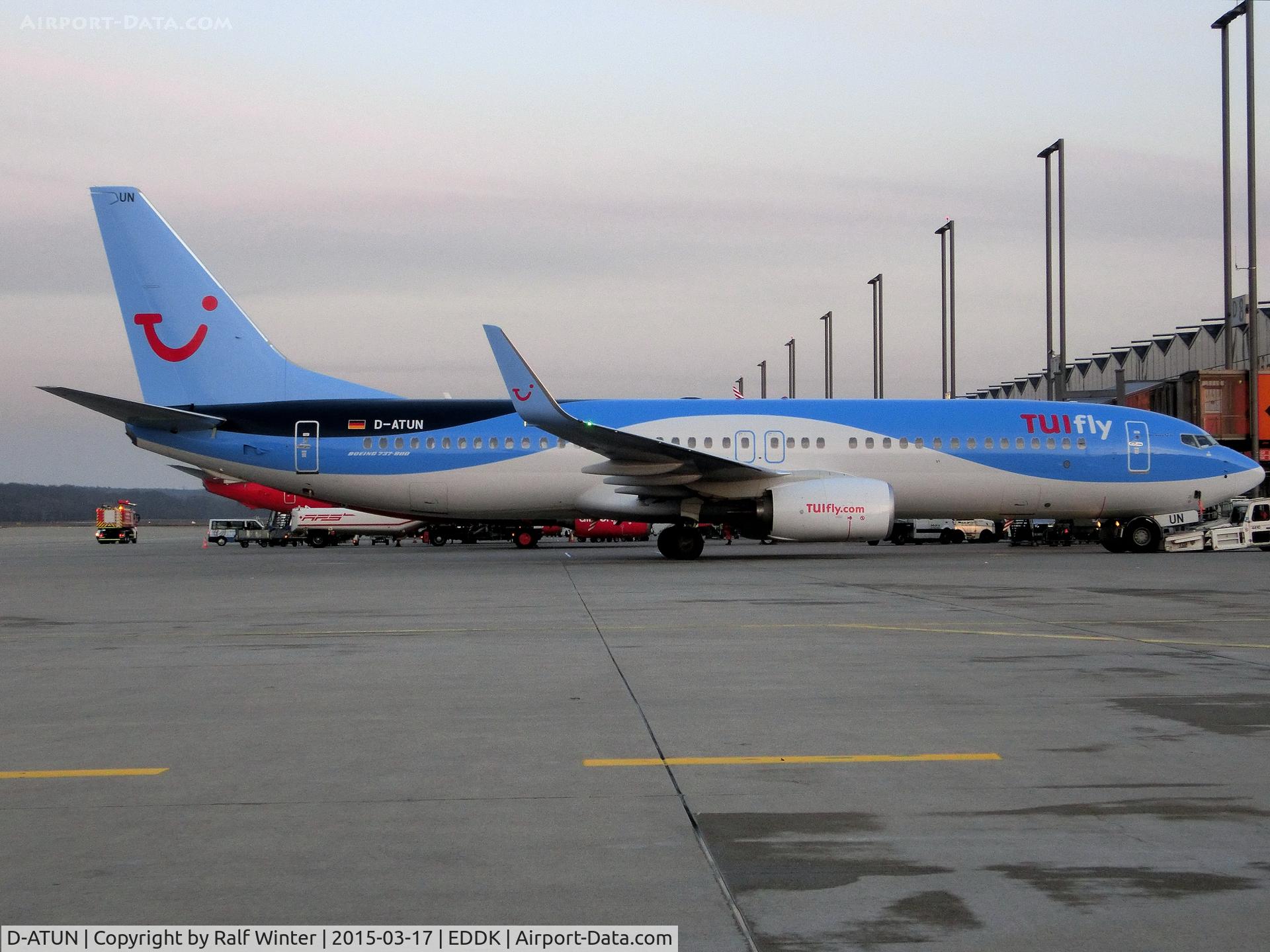 D-ATUN, 2015 Boeing 737-8K5 C/N 41660, Boeing 737-8K5W - TUIfly - D-ATUN - 17.03.2015 - CGN