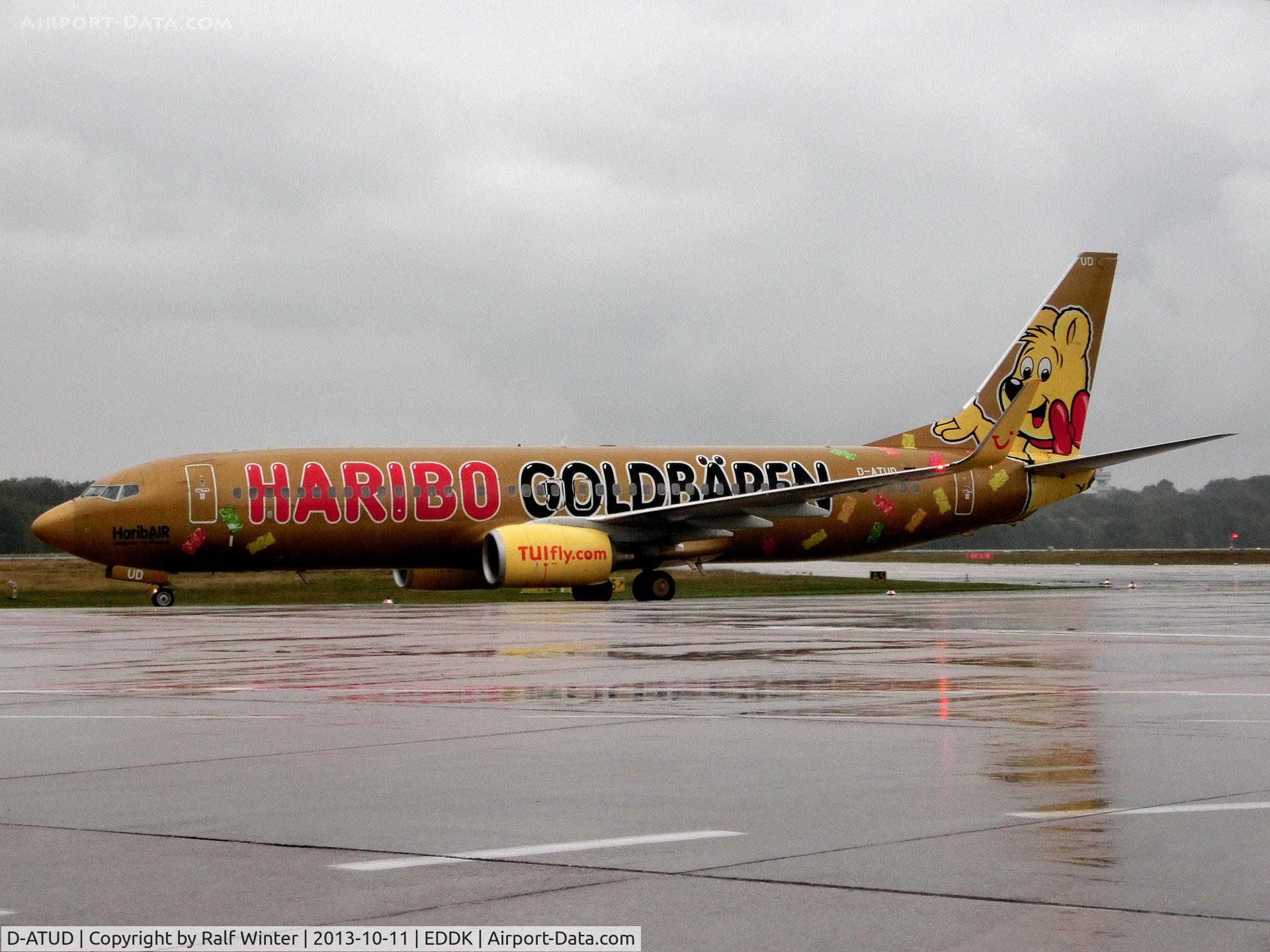 D-ATUD, 2006 Boeing 737-8K5 C/N 34685, Boeing 737-8K5W - TUIfly 'Haribo Goldbärchen' - D-ATUD - 11.10.2013 - CGN