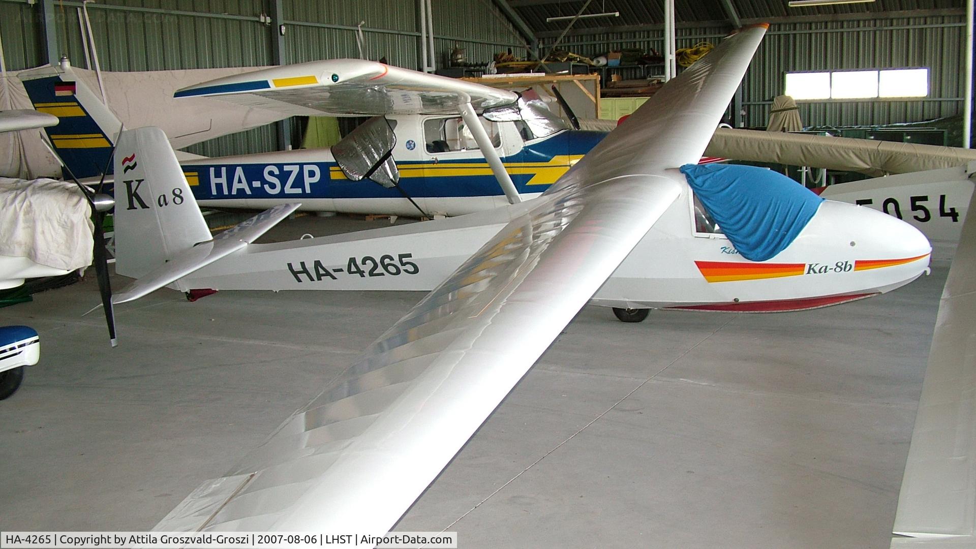 HA-4265, 1969 Schleicher Ka-8B C/N 8787, Szatymaz Airport, Hungary