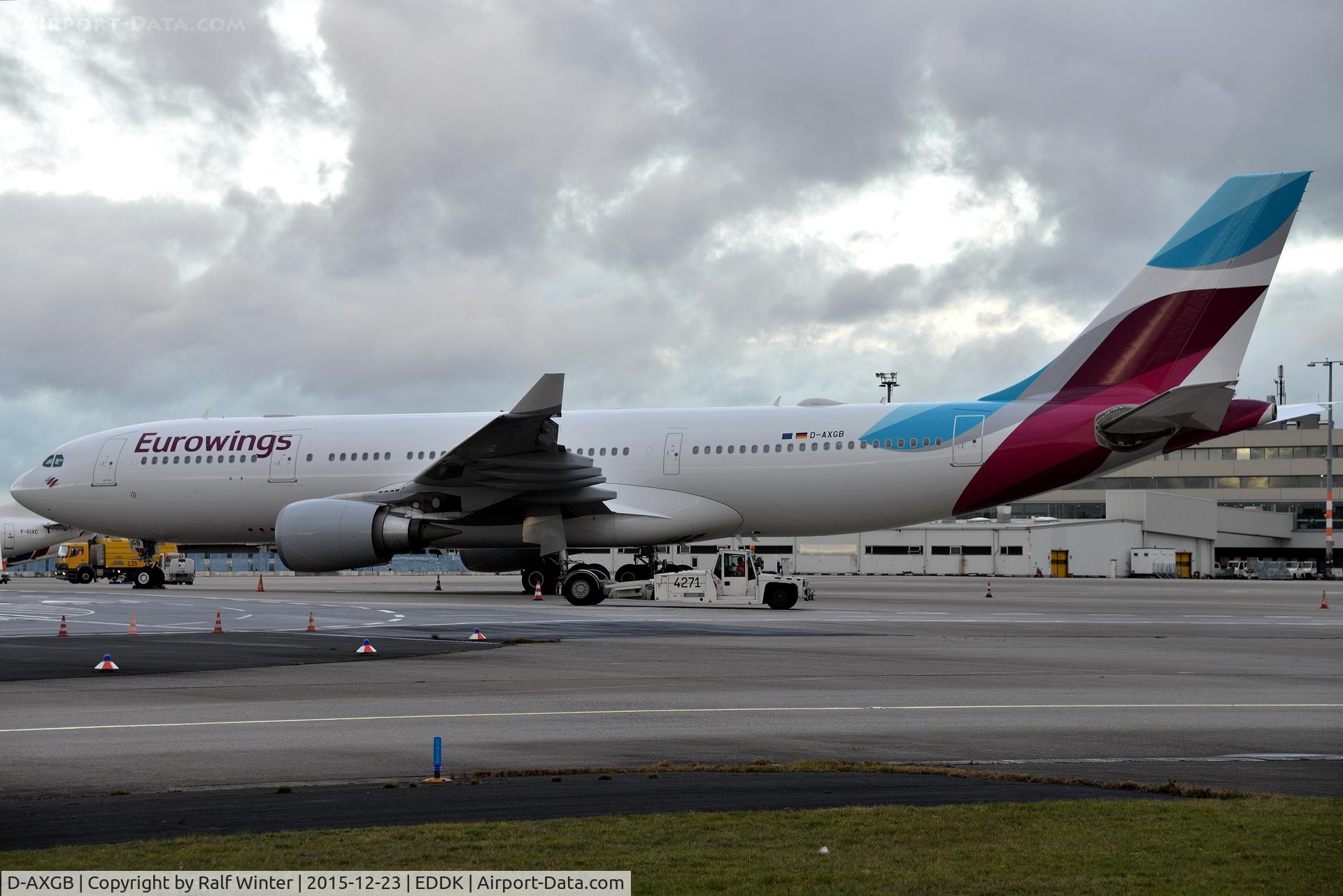 D-AXGB, 2005 Airbus A330-202 C/N 684, Airbus A330-202 - Eurowings - D-AXGB - 23.12.2015 - CGN