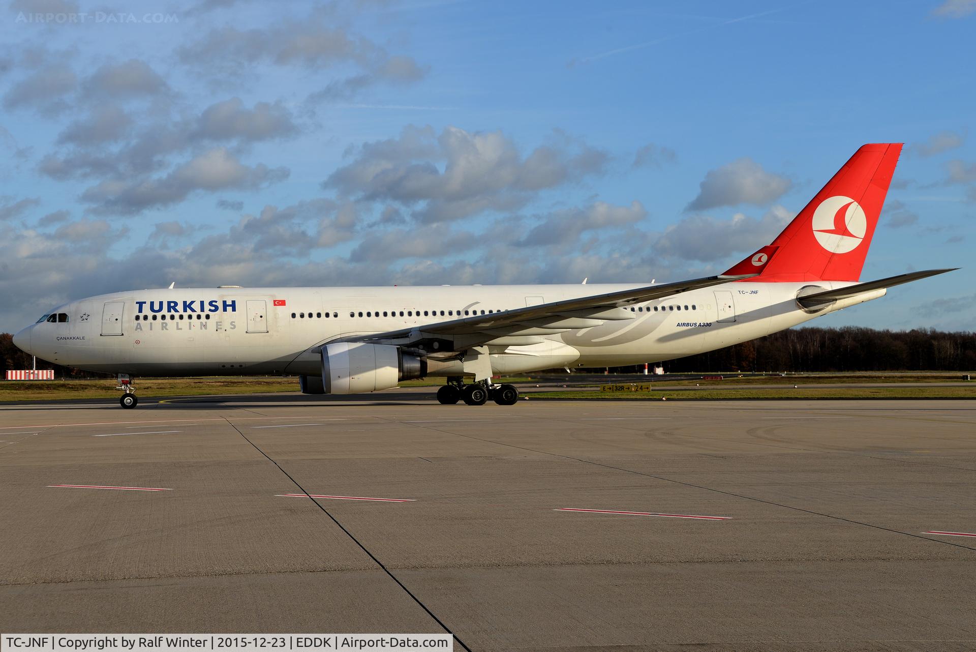 TC-JNF, 2002 Airbus A330-203 C/N 463, Airbus A330-202 - Turkish Airlines - TC-JNF - 23.12.2015 - CGN