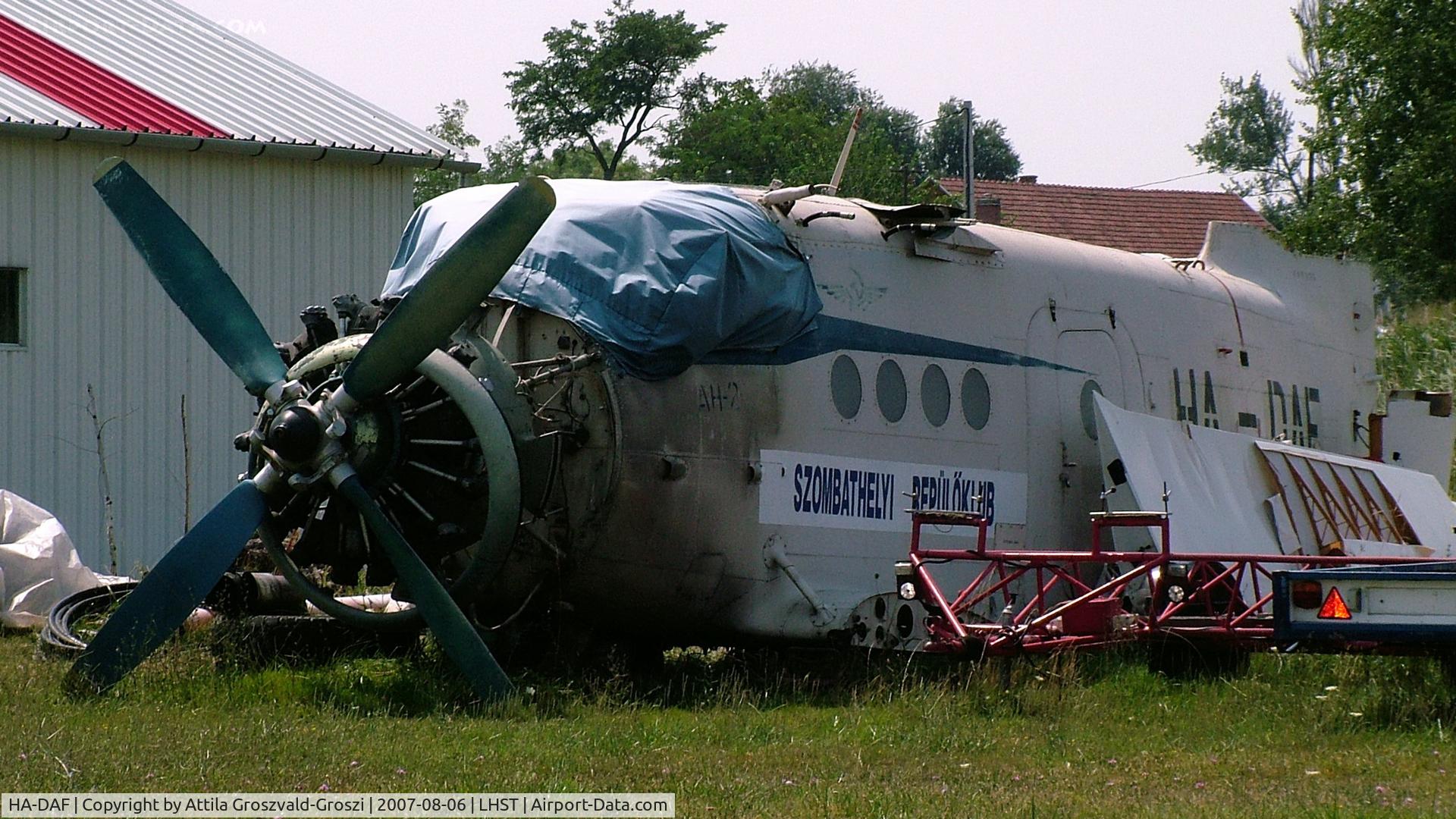 HA-DAF, 1976 PZL-Mielec An-2R C/N 1G169-26, Szatymaz Airport, Hungary