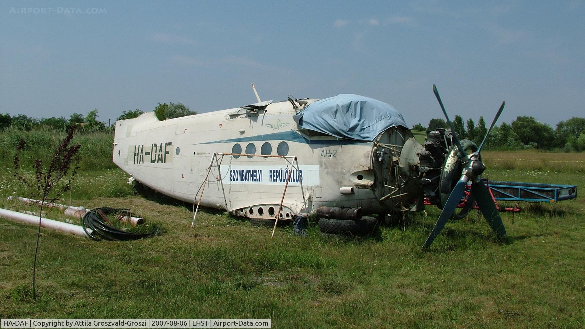 HA-DAF, 1976 PZL-Mielec An-2R C/N 1G169-26, Szatymaz Airport, Hungary