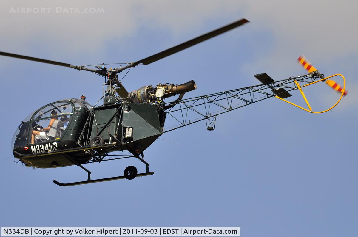 N334DB, Sud Aviation SA-318C Alouette II C/N 2116, at Hahnweide
