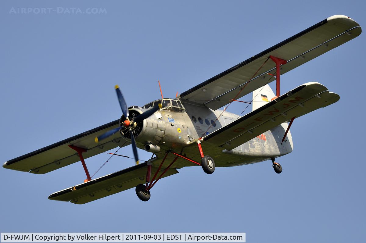 D-FWJM, 1976 PZL-Mielec An-2T Colt C/N 1G166-38, at hahnweide