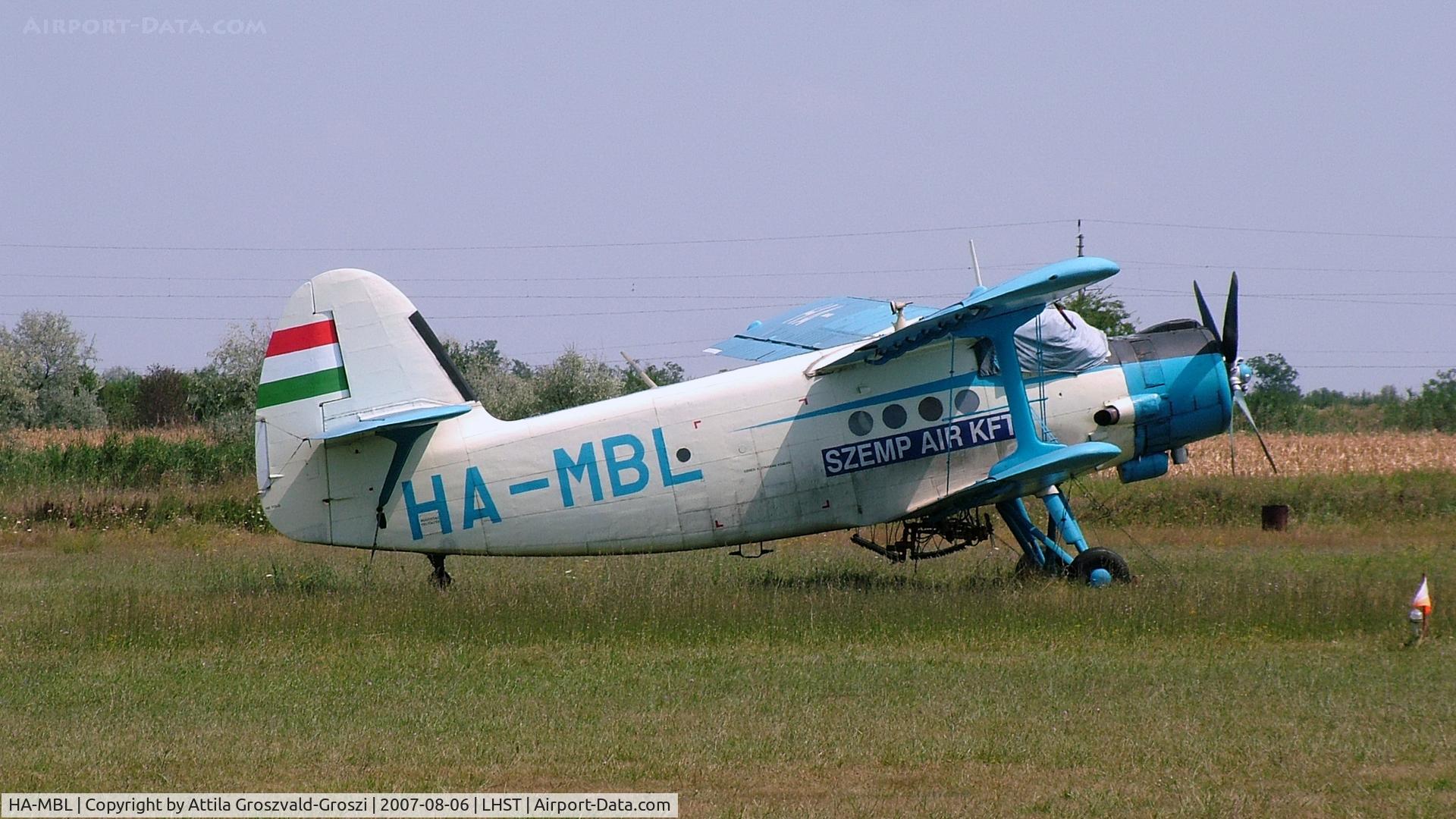 HA-MBL, 1976 PZL-Mielec An-2R C/N 1G166-30, Szatymaz Airport, Hungary