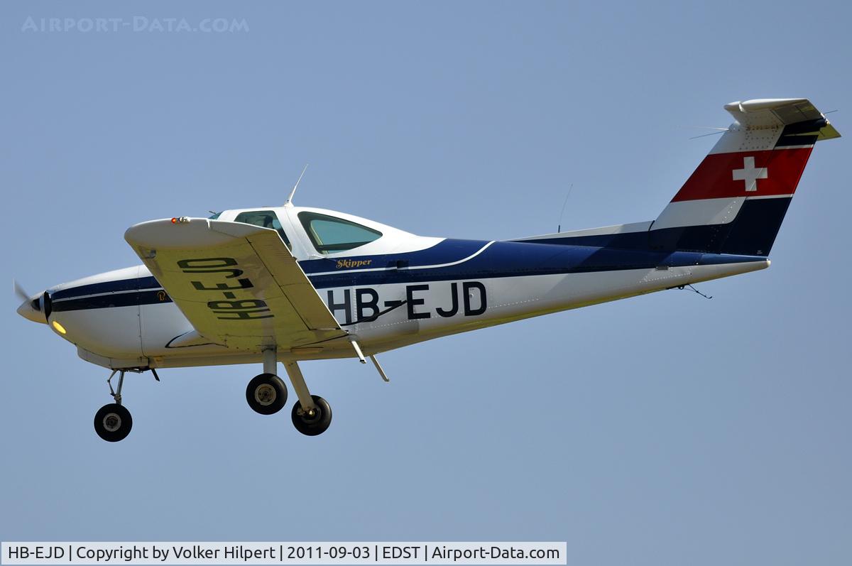 HB-EJD, 1980 Beech 77 Skipper C/N WA-136, at Hahnweide
