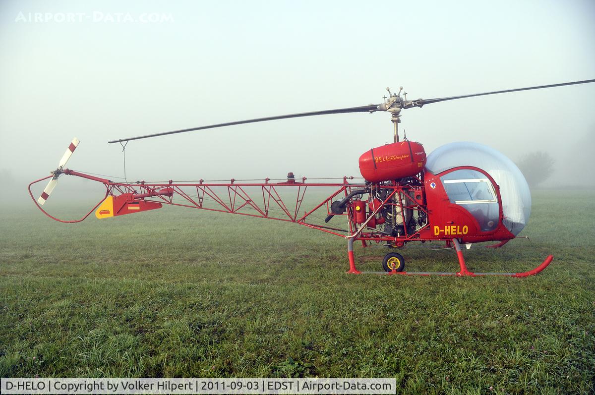 D-HELO, 1956 Agusta AB-47G-2 C/N 228, at Hahnweide