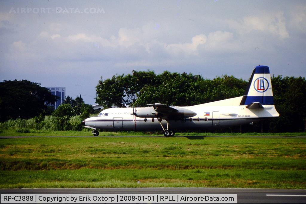 RP-C3888, 1961 Fokker F.27-100 Friendship C/N 10167, RP-C3888 in MNL JUN99