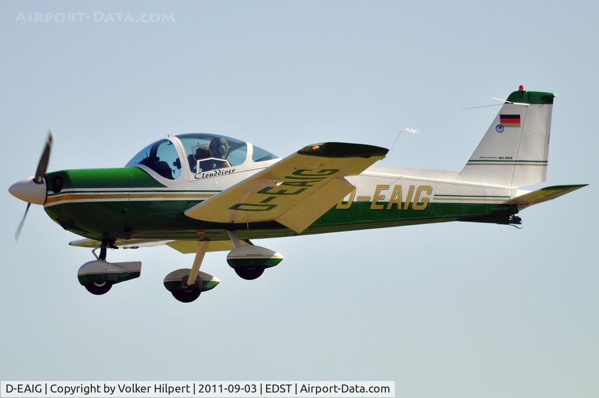 D-EAIG, 1972 Bolkow Bo-209 Monsun C/N 191, at Hahnweide