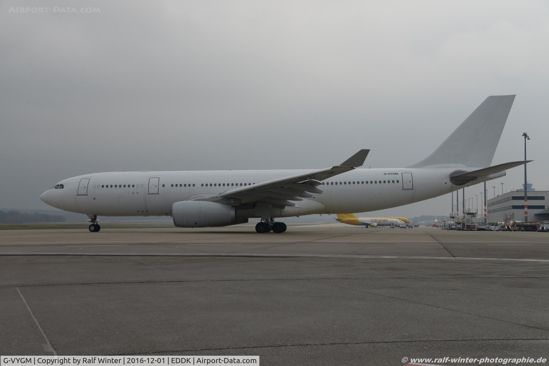 G-VYGM, 2015 Airbus A330-243 C/N 1601, Airbus A330-243 MRTT - TOW Air Tanker Ltd - G-VYGM - 01.12.2016 - CGN