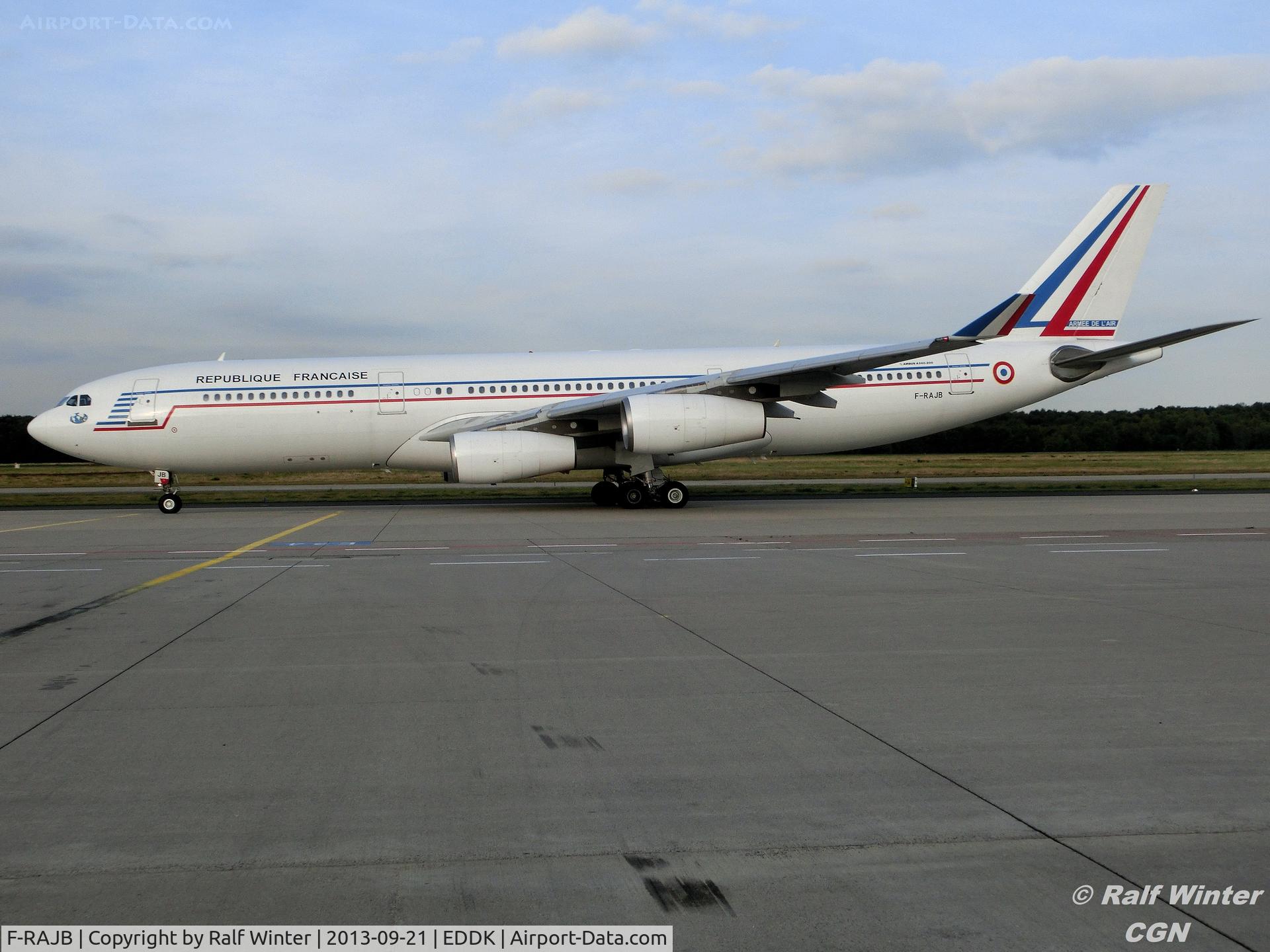 F-RAJB, 1995 Airbus A340-212 C/N 081, Airbus A340-212 - French Air Force - F-RAJB - 21.09.2013 - CGN