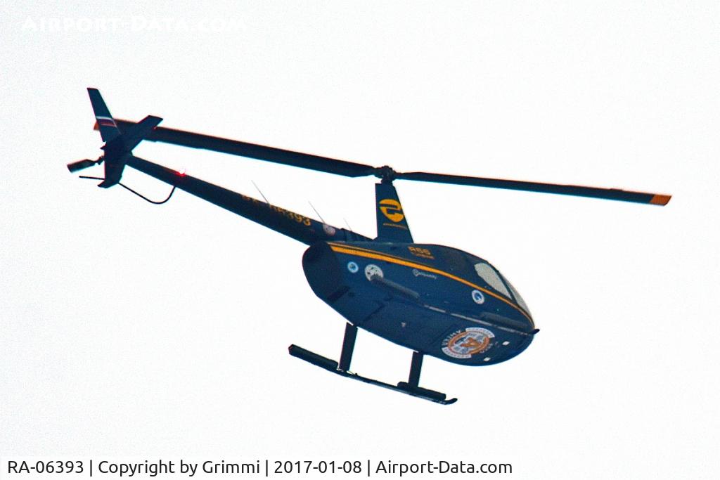 RA-06393, Robinson R66 C/N 0390, Just passed above me in very poor weather, minimum altitude in formation with R66 RA-05786.