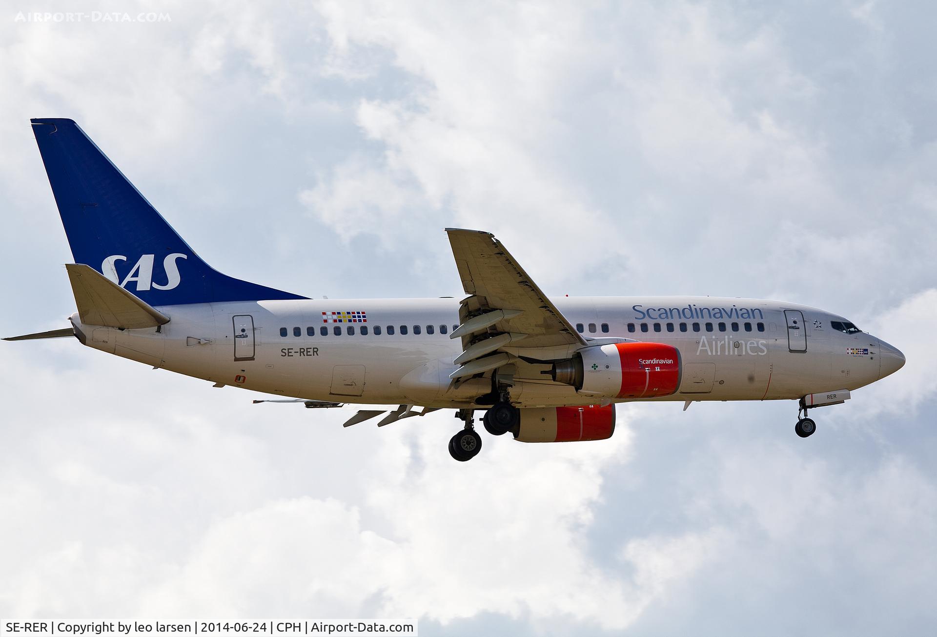 SE-RER, 2000 Boeing 737-7BX C/N 30736, Copenhagen 24.6.2014