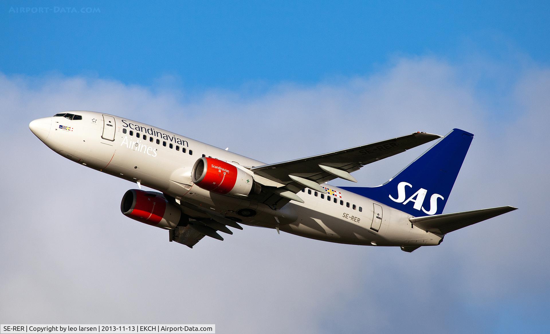 SE-RER, 2000 Boeing 737-7BX C/N 30736, Copenhagen 24.3.2013