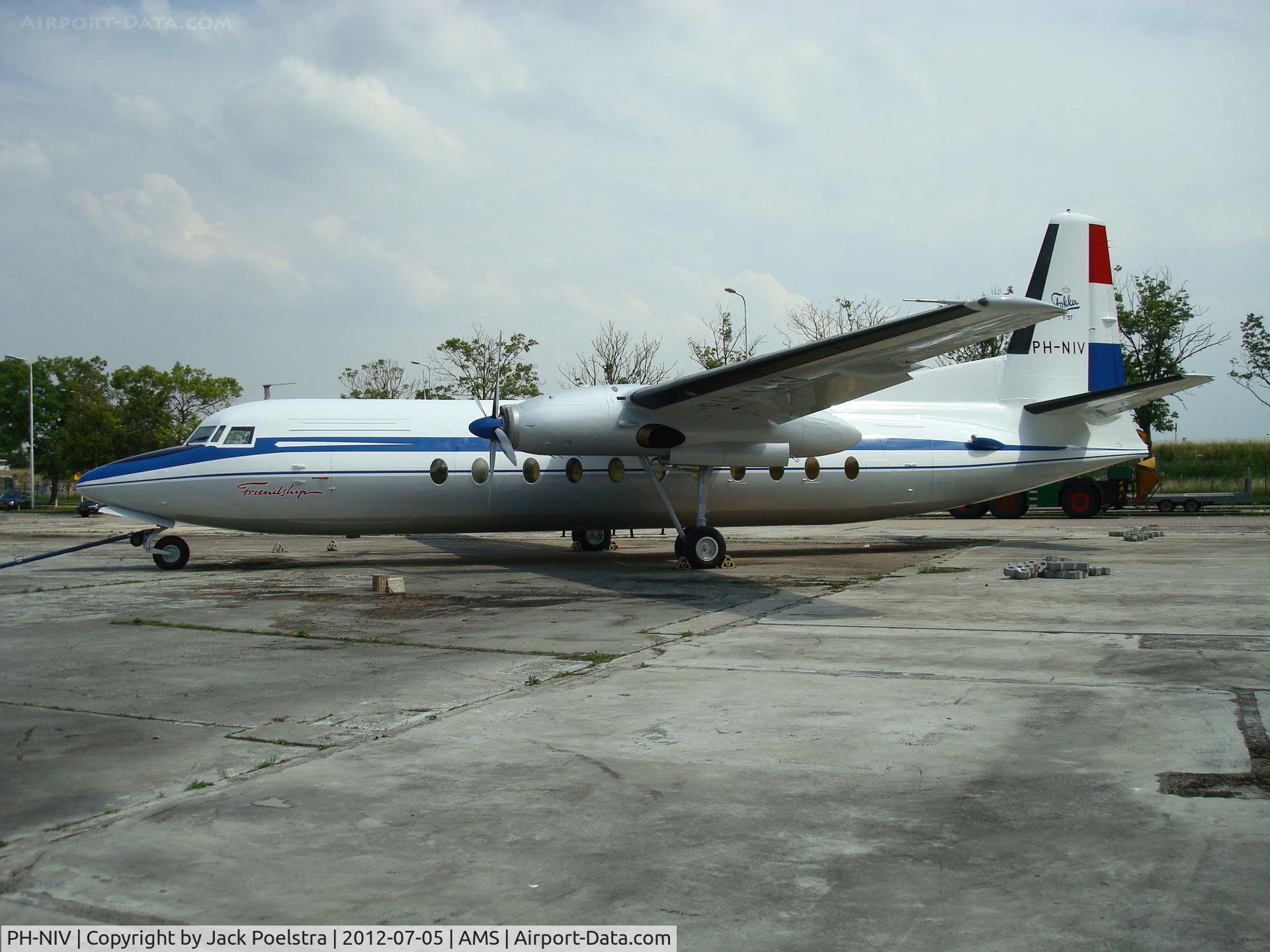 PH-NIV, 1955 Fokker F.27-100 Friendship C/N 10101, PH-NIV at Schiphol-East