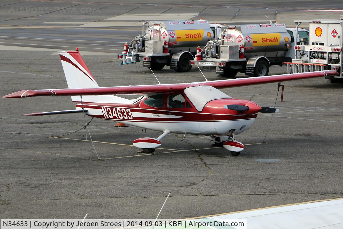 N34633, 1973 Cessna 177B Cardinal C/N 17701913, boeing field