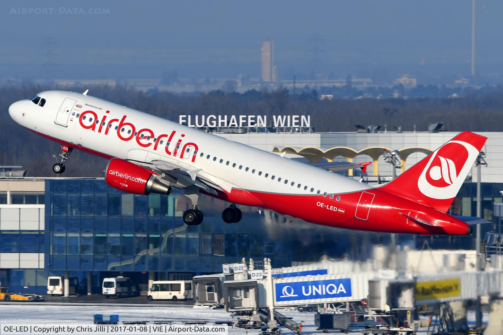 OE-LED, 2008 Airbus A319-112 C/N 3407, Air Berlin NIKI