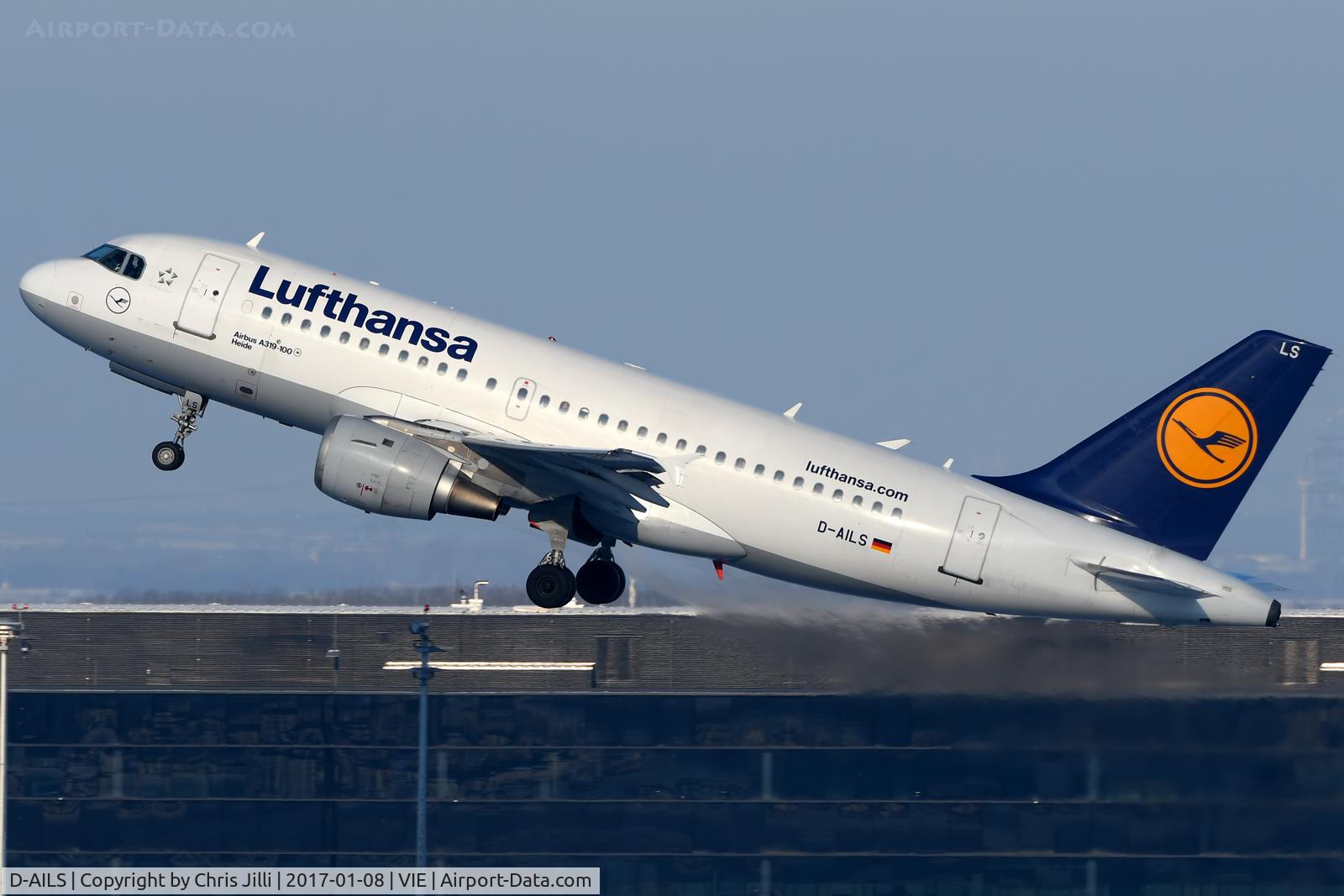 D-AILS, 1997 Airbus A319-114 C/N 729, Lufthansa