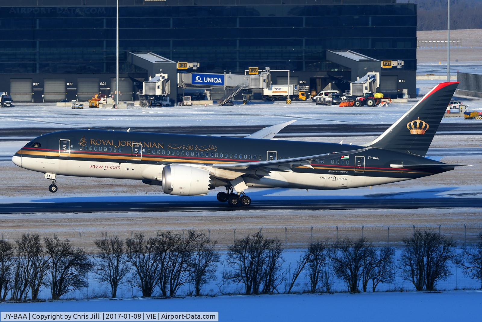 JY-BAA, 2014 Boeing 787-8 Dreamliner C/N 37983, Royal Jordanian