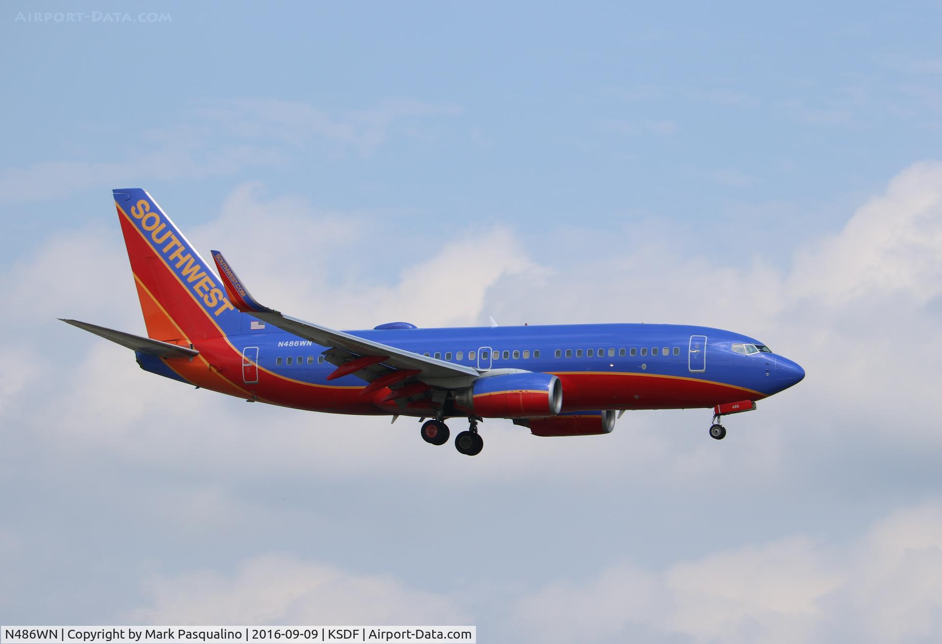 N486WN, 2004 Boeing 737-7H4 C/N 33852, Boeing 737-700