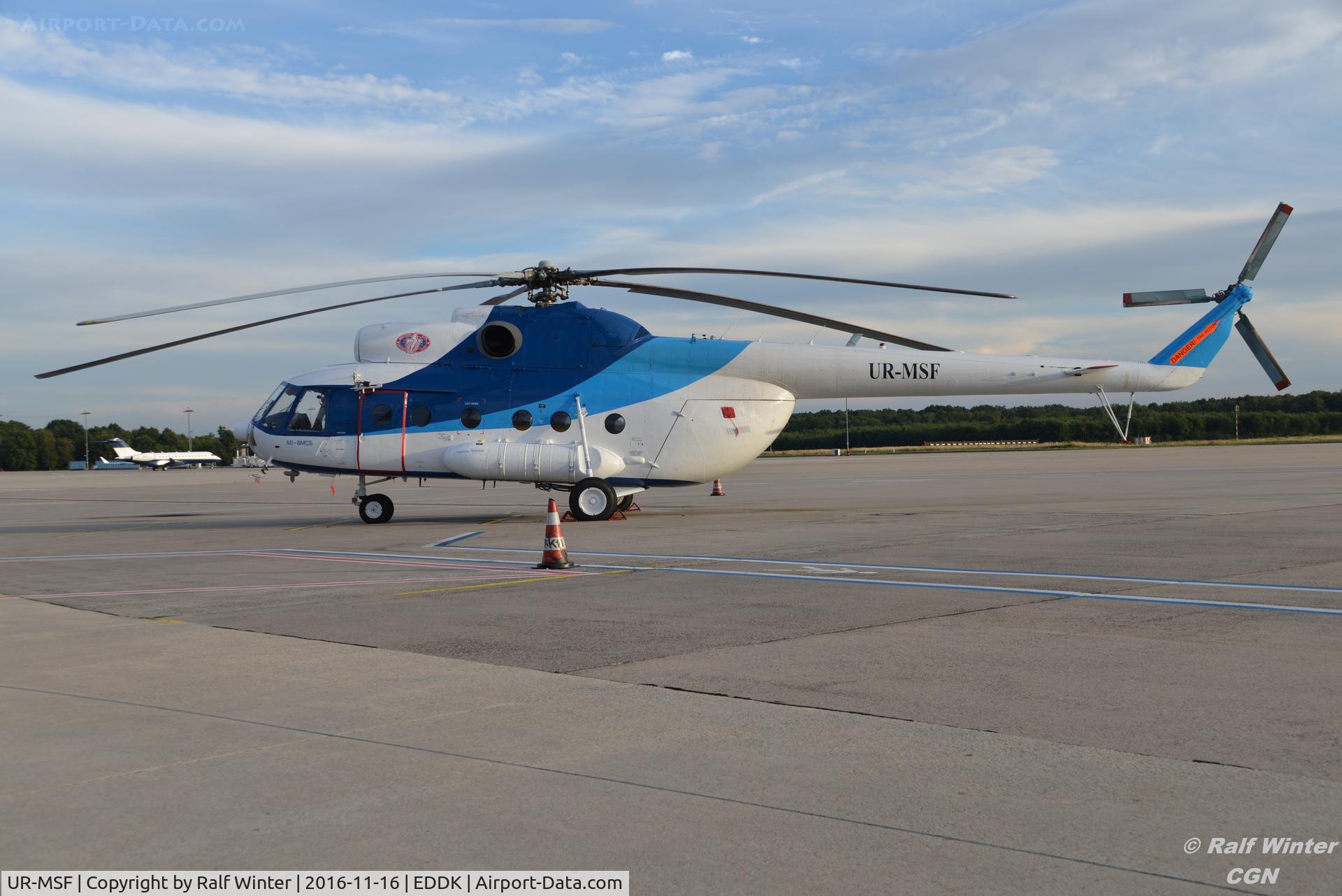 UR-MSF, Mil Mi-8MSB C/N 9744312, Mil Mi-8MSB (T) - Motor Sich - UR-MSF - 16.09.2016 - CGN