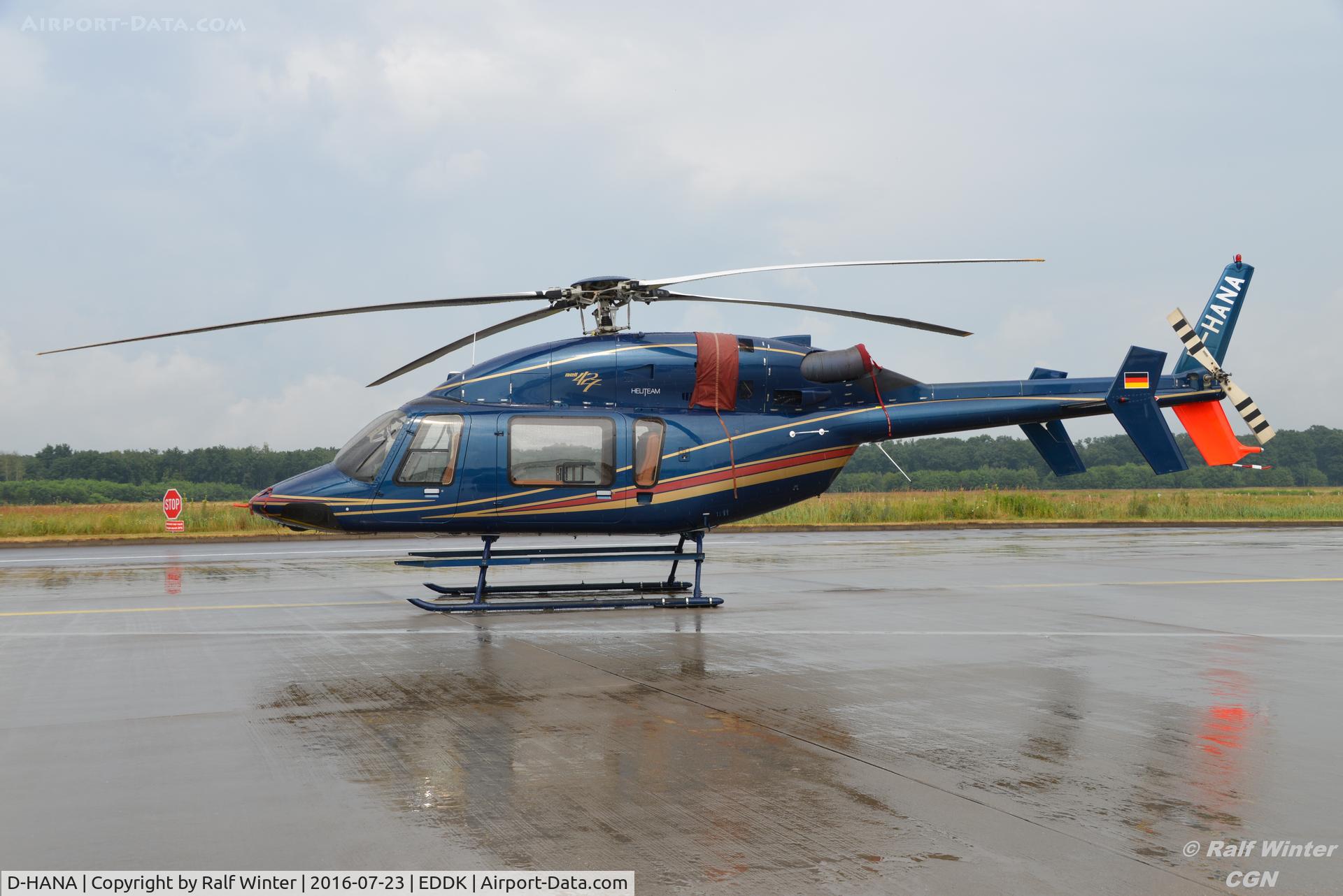 D-HANA, 2000 Bell 427 C/N 56015, Bell 427 - Heliteam Süd - D-HANA - 23.07.2016 - CGN