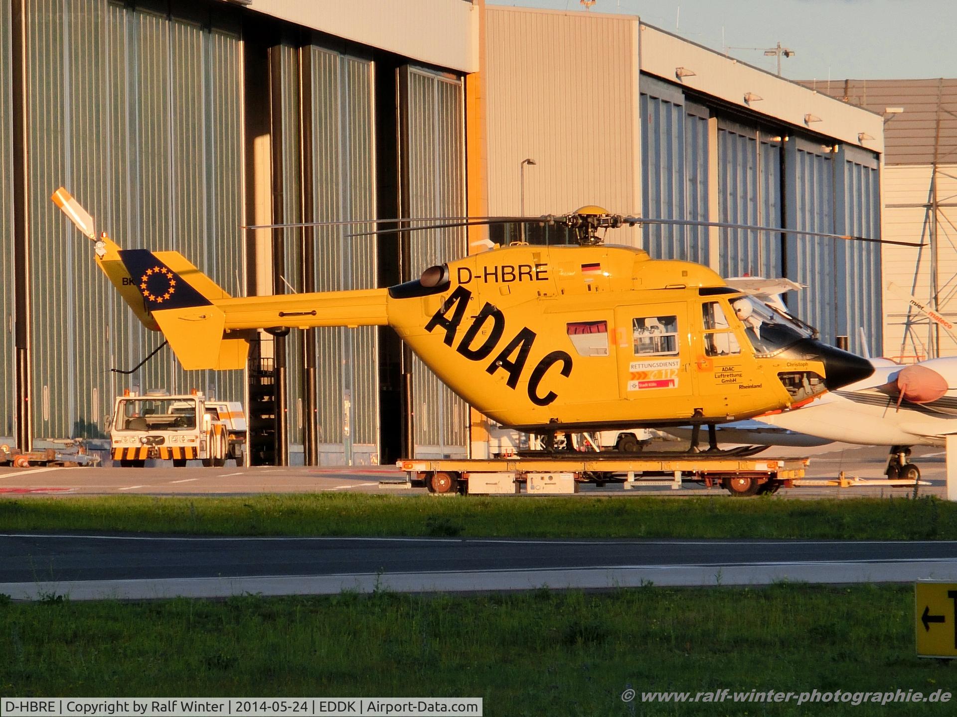 D-HBRE, 1988 Eurocopter-Kawasaki BK-117B-2C C/N 7184, MBB Kawasaki - BK-117B2C - ADAC - D-HBRE - 24.05.2014 - CGN
