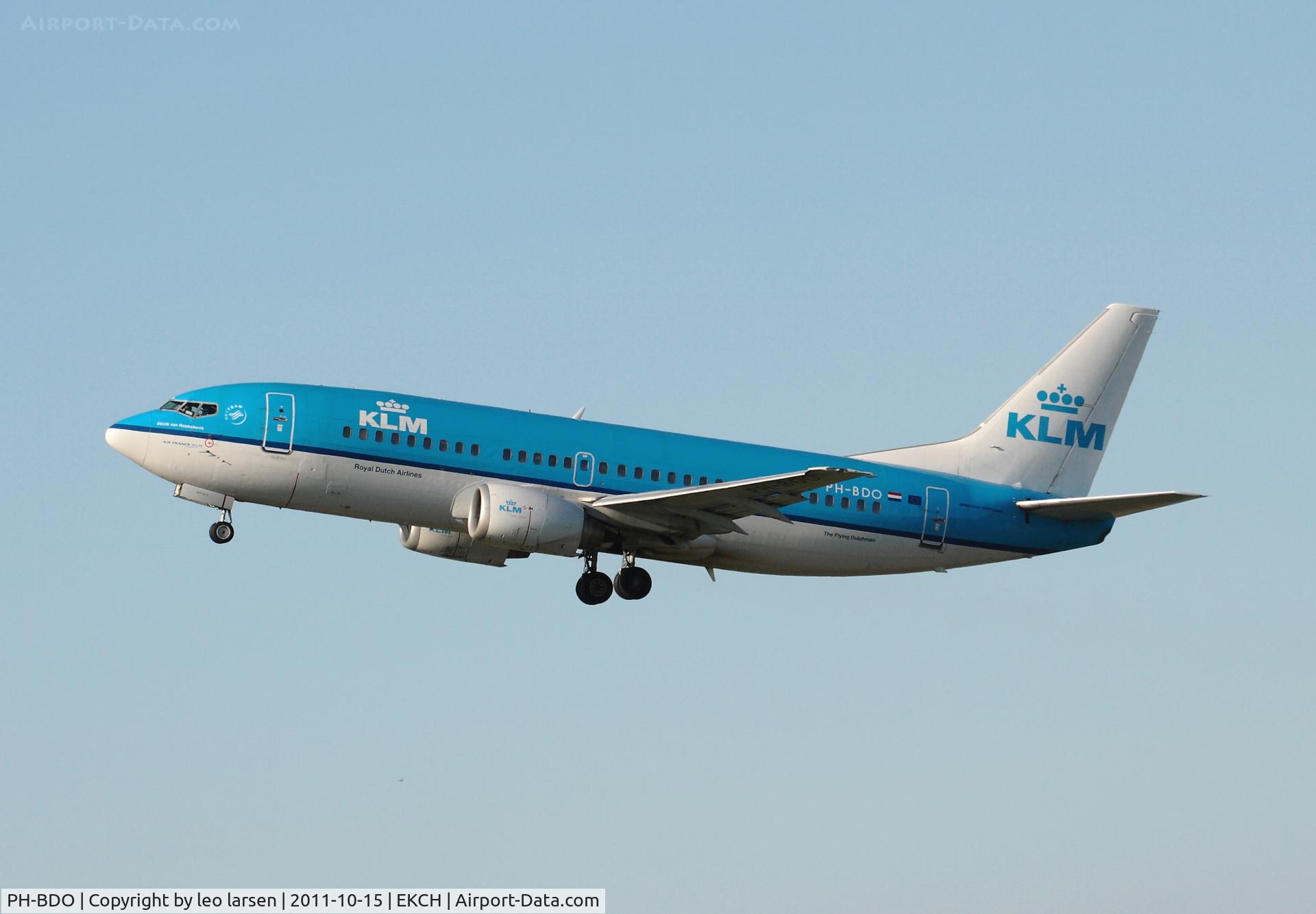 PH-BDO, 1988 Boeing 737-306 C/N 24262, Copenhagen 15.10.2011