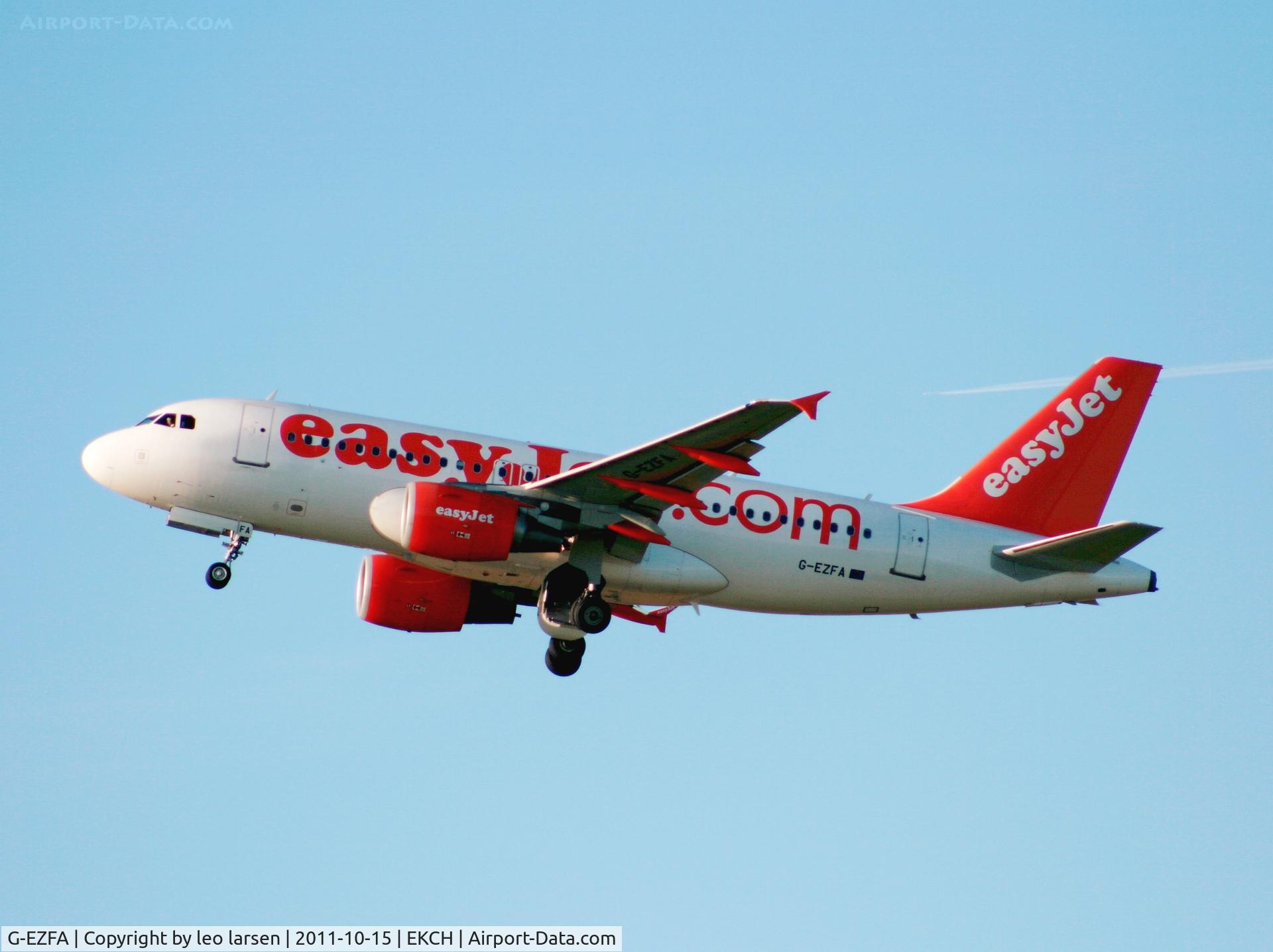 G-EZFA, 2009 Airbus A319-111 C/N 3788, Copenhagen 15.10.2011