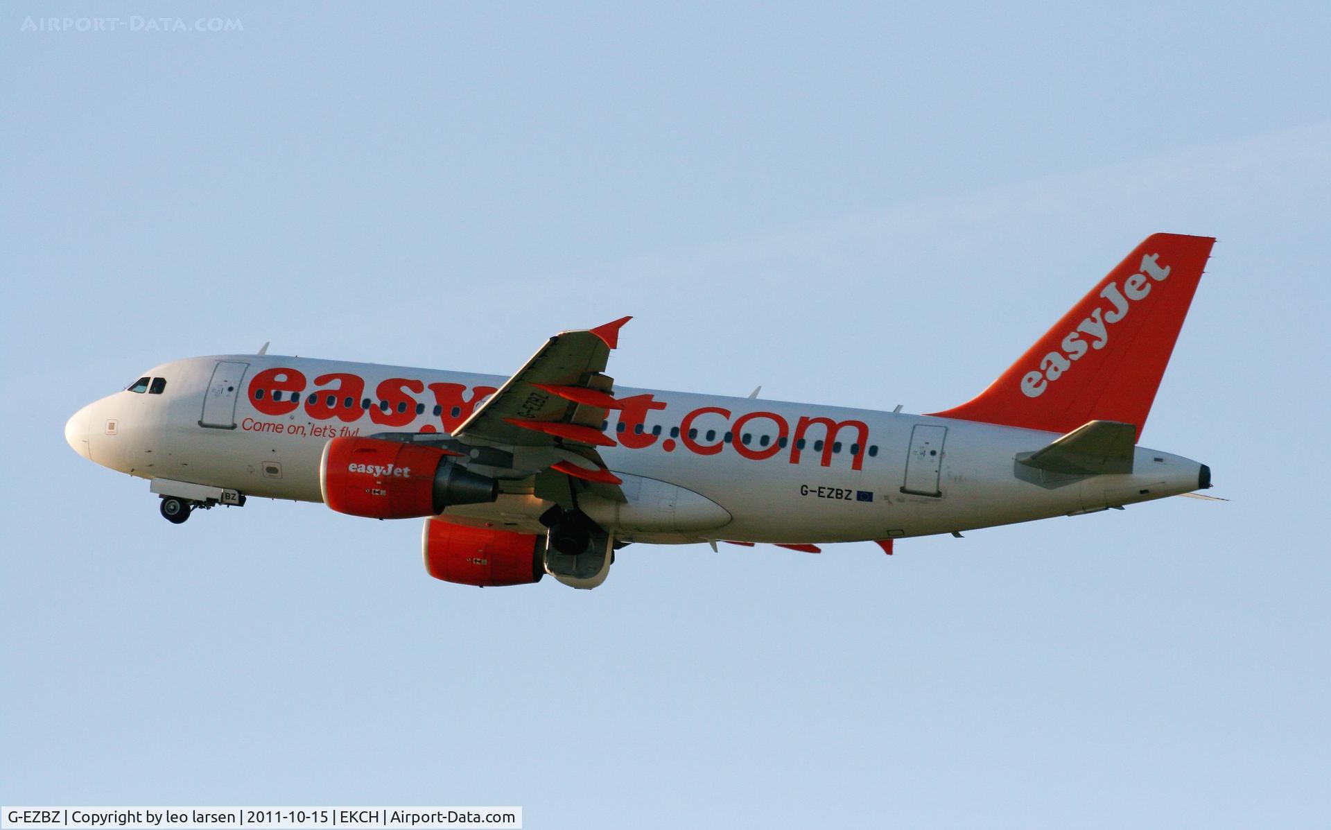 G-EZBZ, 2007 Airbus A319-111 C/N 3184, Copenhagen 15.10.2011