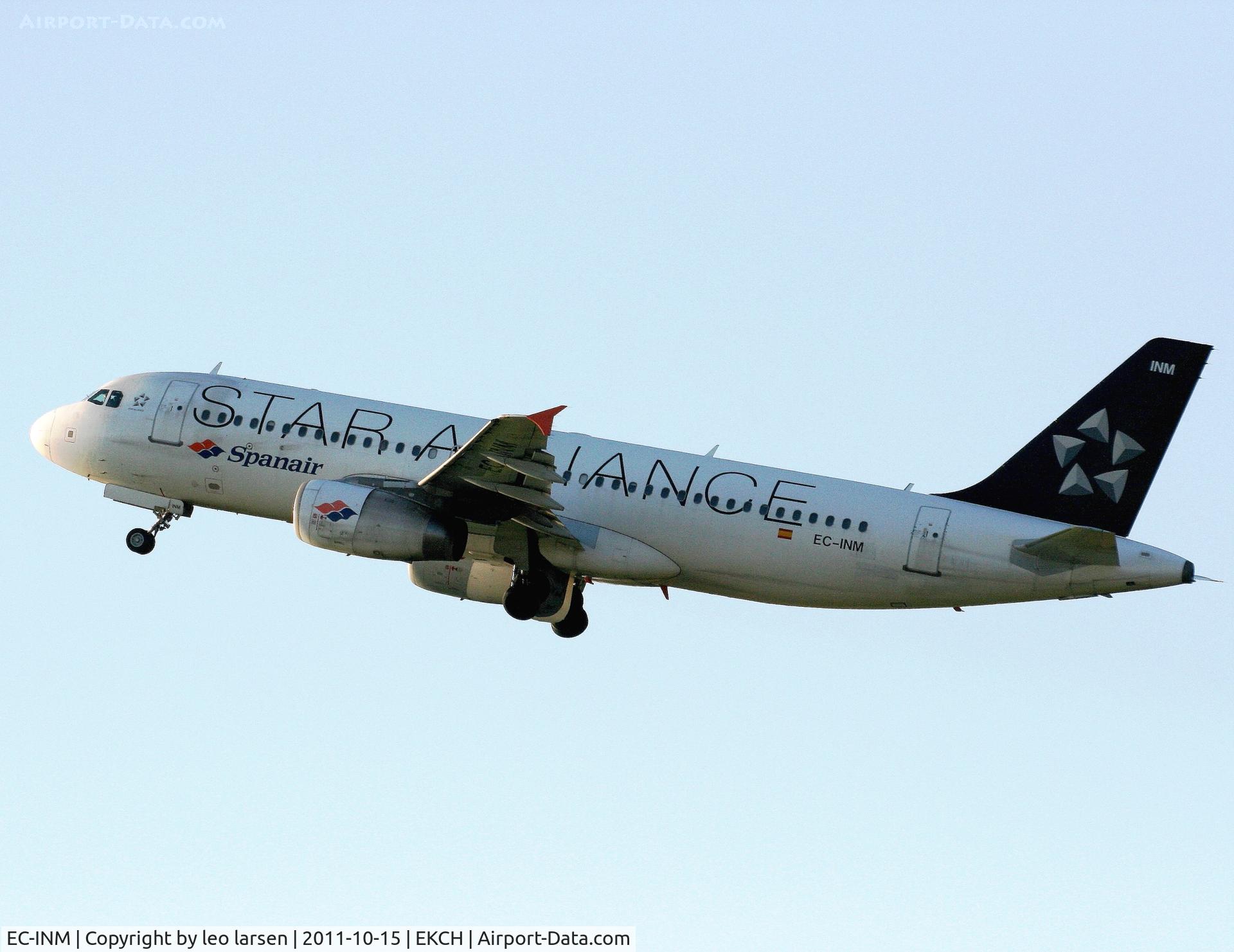 EC-INM, 2003 Airbus A320-232 C/N 1979, Copenhagen 15.10.2011