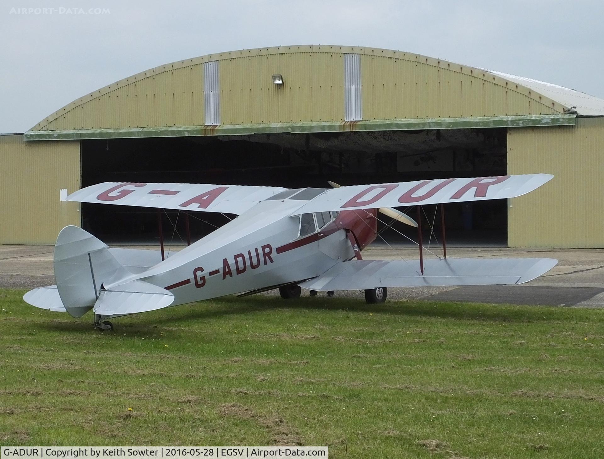 G-ADUR, 1936 De Havilland DH.87B Hornet Moth C/N 8085, Resident aircraft