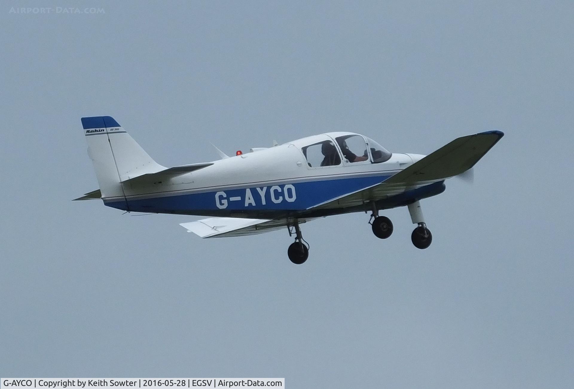G-AYCO, 1969 CEA DR-360 Chevalier C/N 362, Climbing away