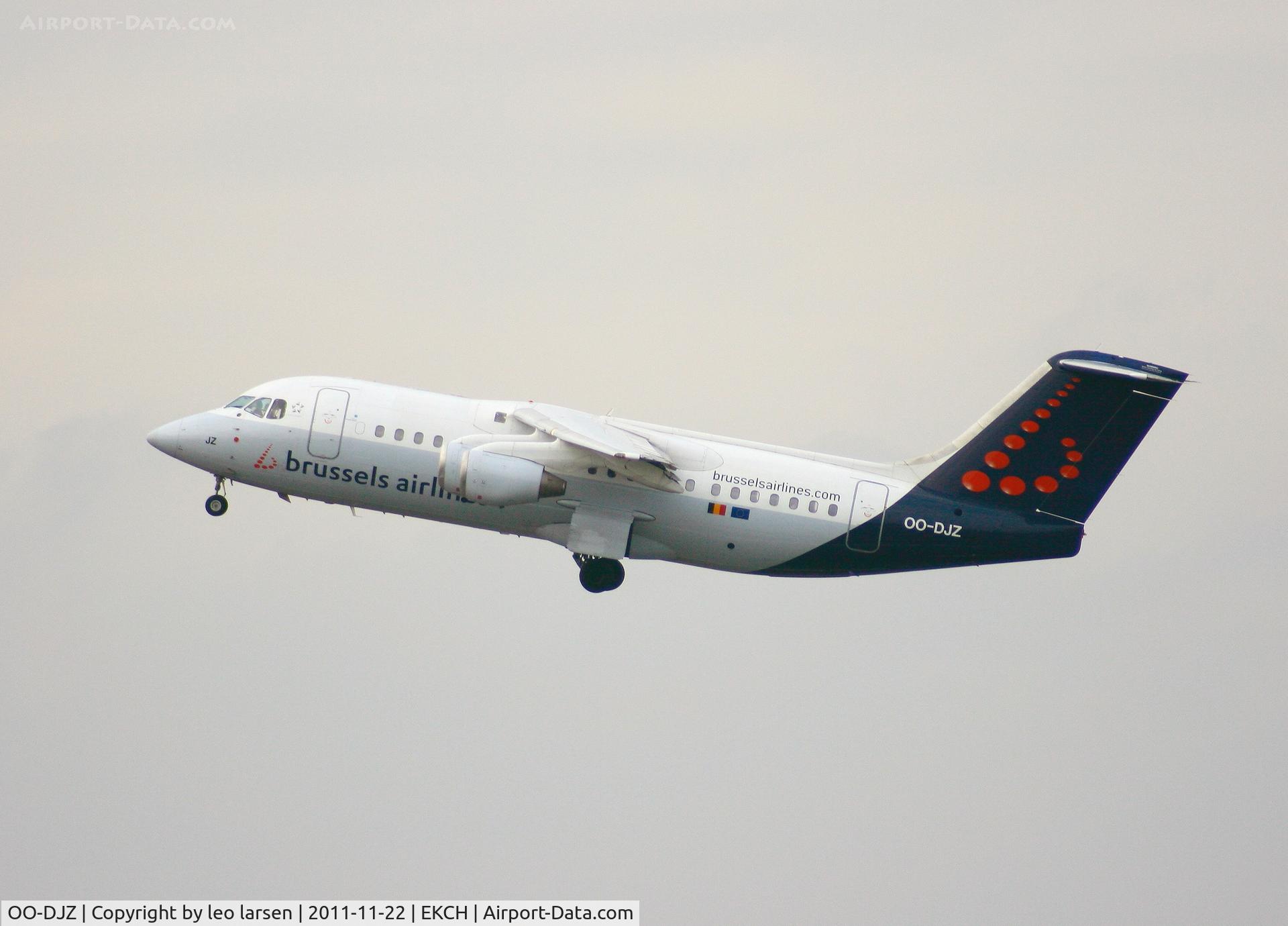 OO-DJZ, 1997 British Aerospace Avro 146-RJ85 C/N E.2305, Copenhagen 22.11.2011