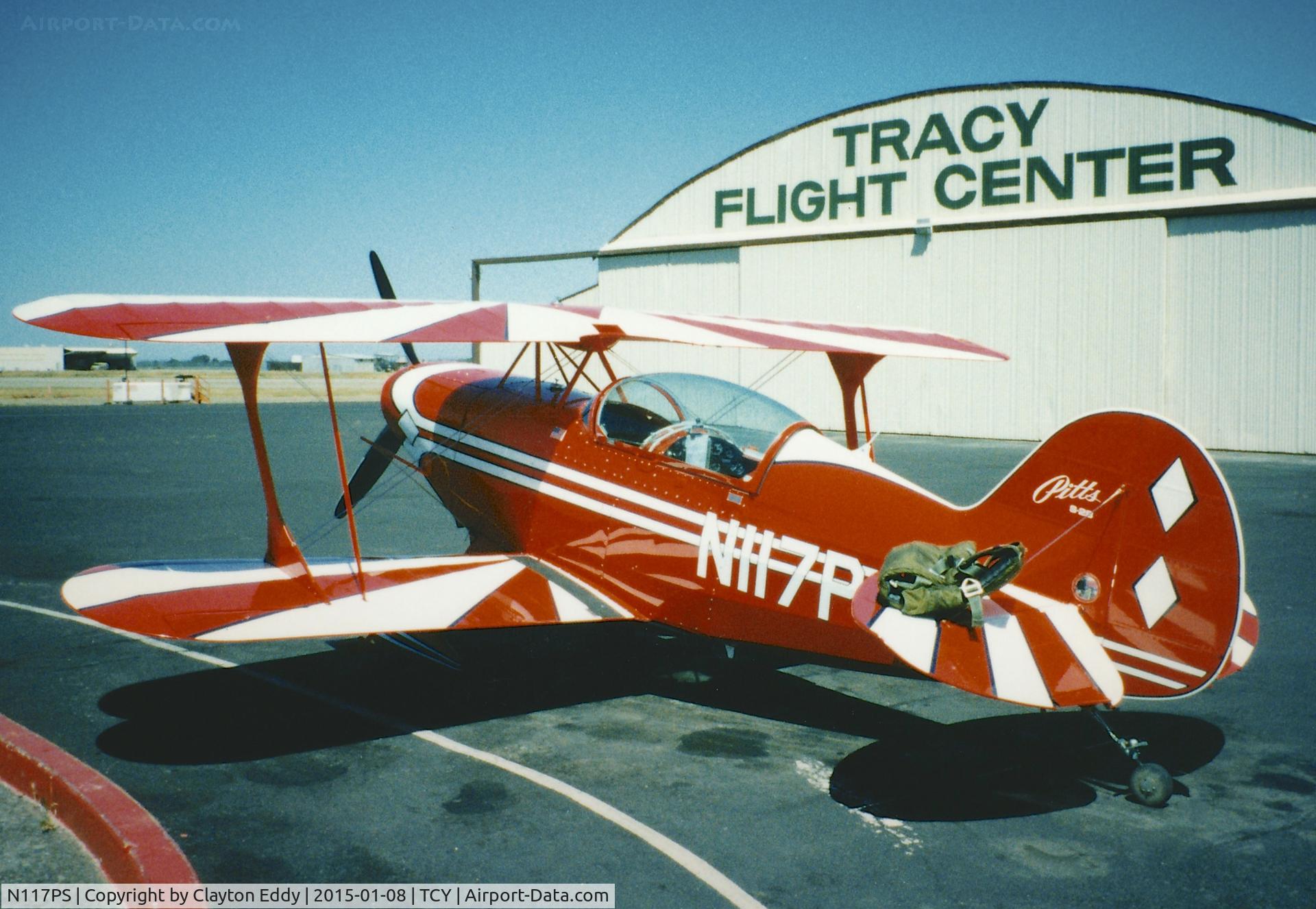 N117PS, 1996 Aviat Pitts S-2B Special C/N 5346, Tracy Airport 1990's?