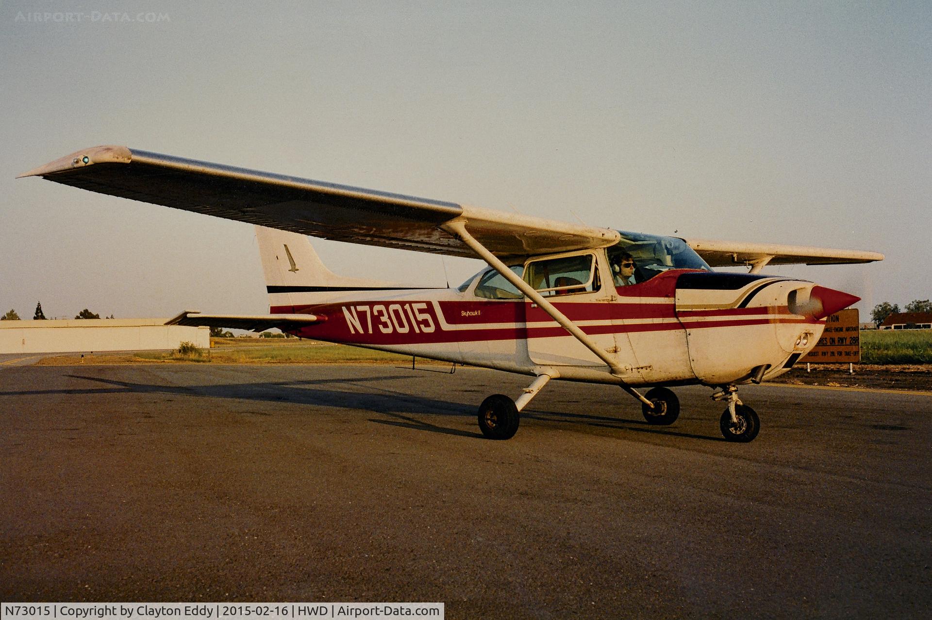 N73015, 1976 Cessna 172M C/N 17267238, Getting repaired after bird strike. 1990's