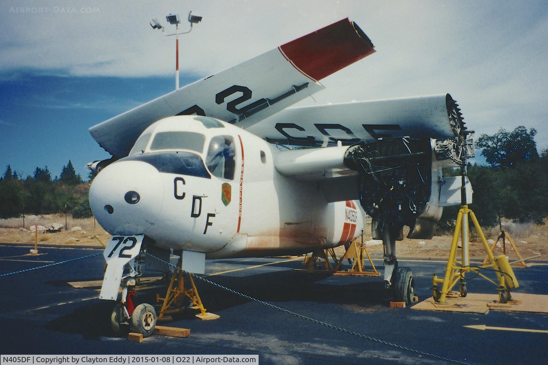 N405DF, 1974 Grumman S2F-1 (TS-2A) Tracker C/N 266, N405DF Columbia Airport 1990's?