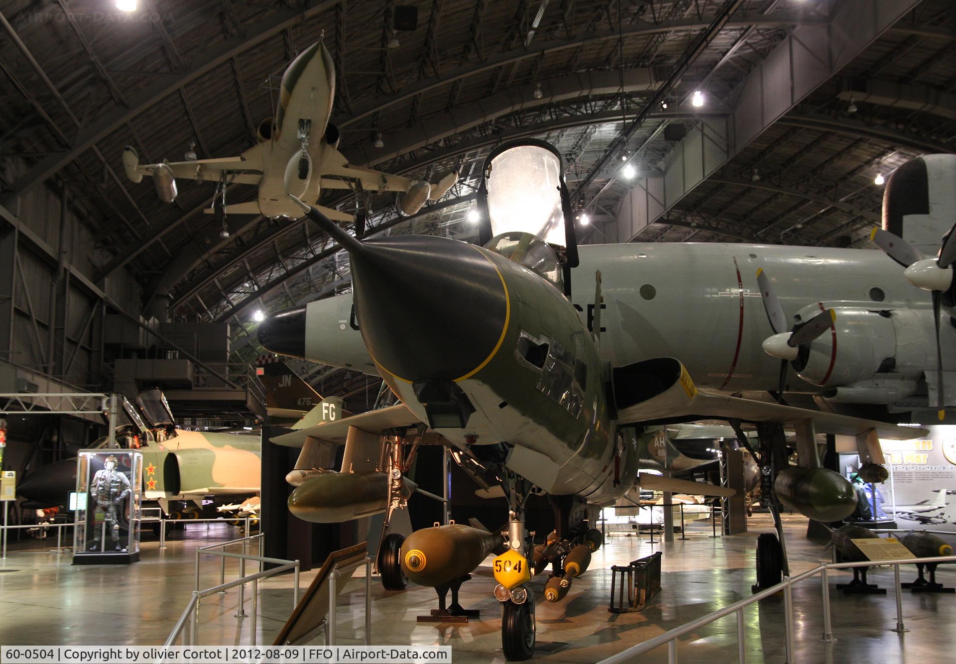 60-0504, 1961 Republic F-105D Thunderchief C/N D192, On of the two F-105 in the museum display
