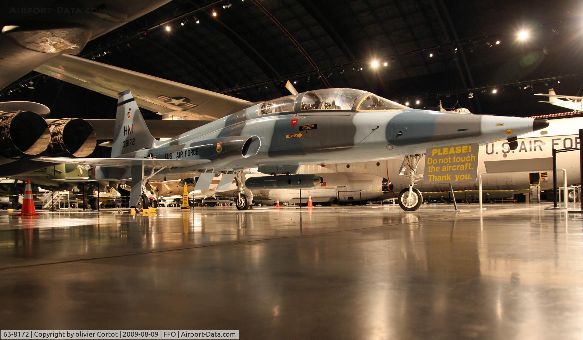 63-8172, 1963 Northrop AT-38B-50-NO Talon C/N N.5519, nice T-38 in the USAF museum