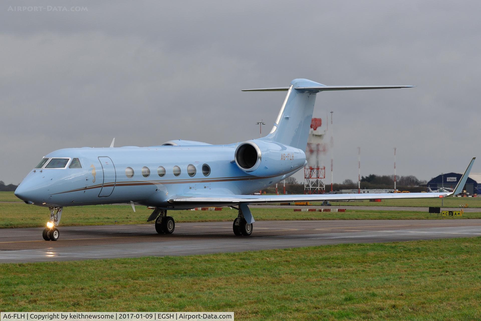A6-FLH, 2009 Gulfstream Aerospace GIV-X (G450) C/N 4155, Taxying in daylight.