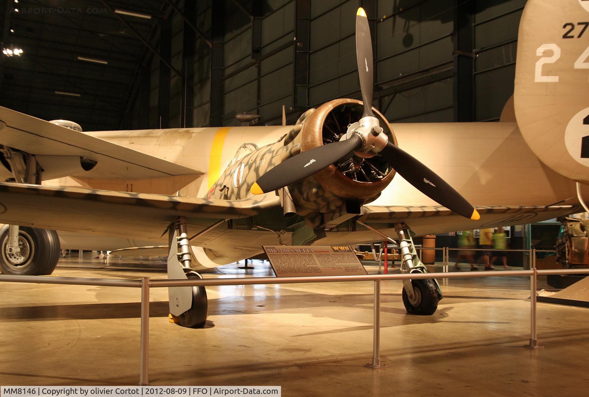 MM8146, Macchi MC.200 Saetta C/N 372, a rarity in the USAF museum