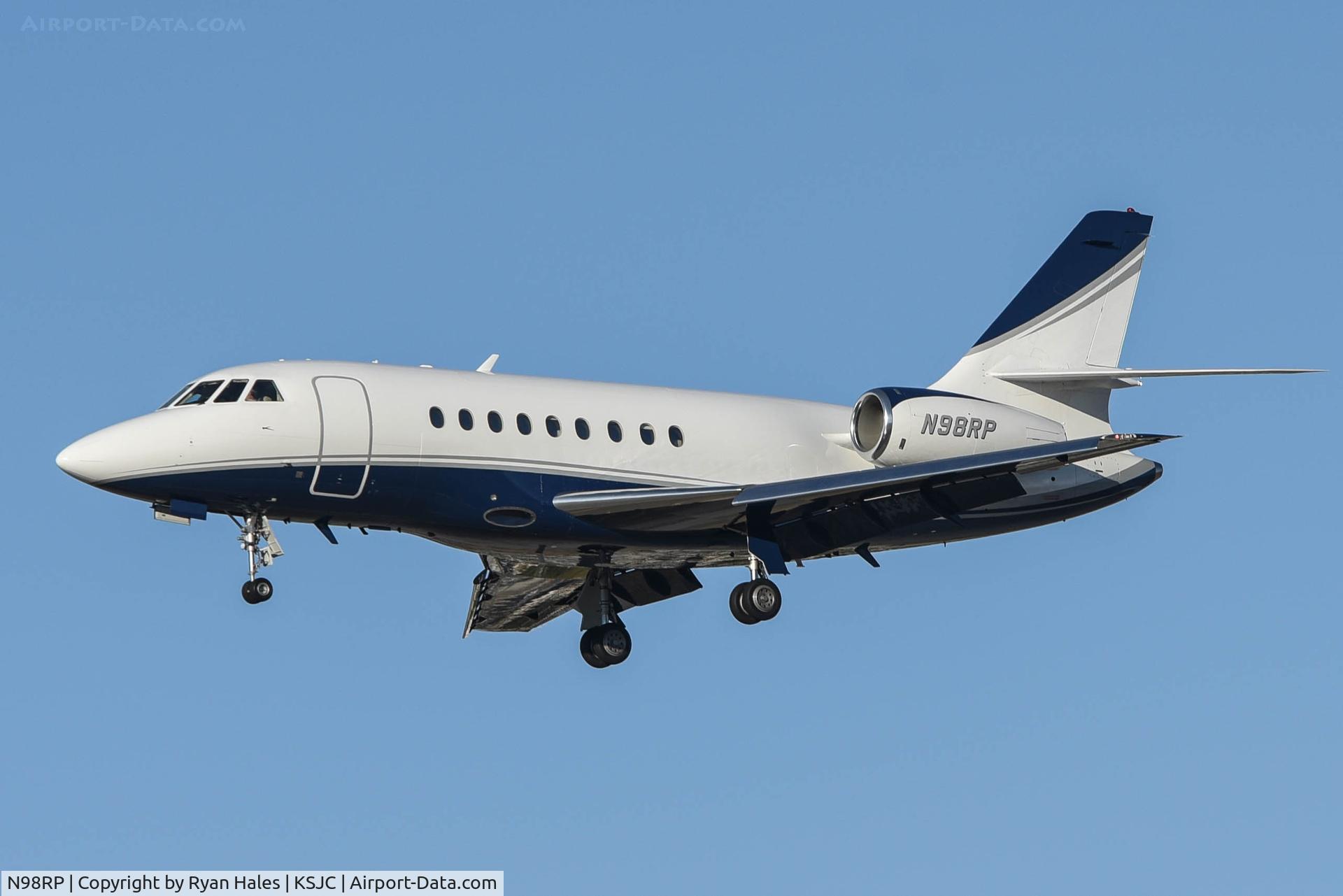 N98RP, 2002 Dassault Falcon 2000 C/N 186, Short final...