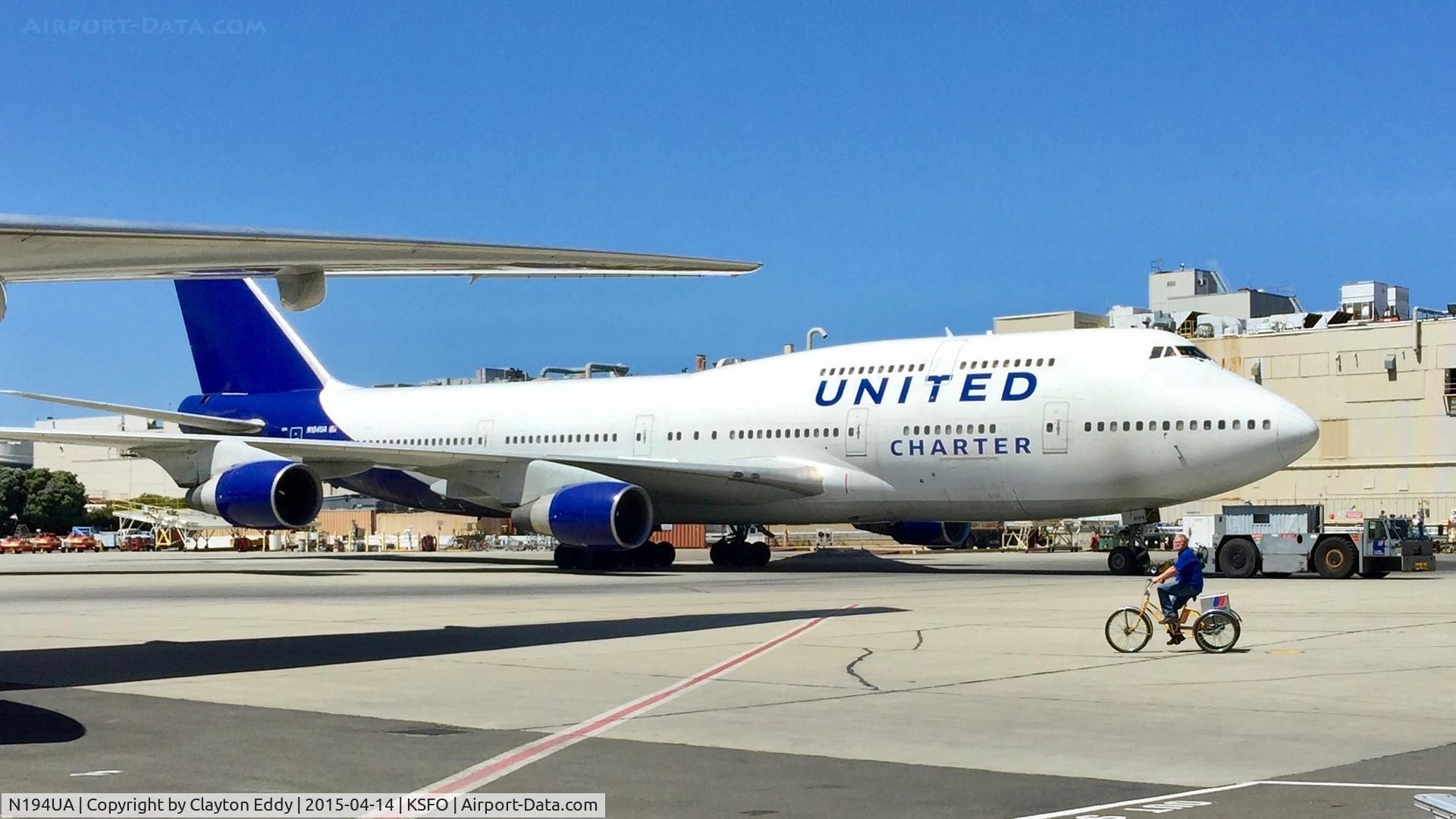 N194UA, 1997 Boeing 747-422 C/N 26892, SFO 2015