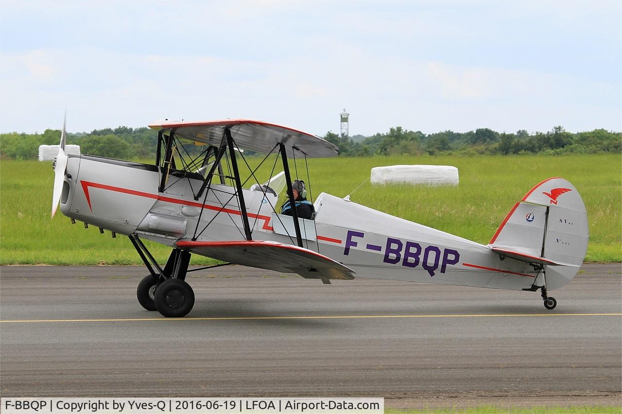 F-BBQP, Nord Stampe SV-4C C/N 191, Nord Stampe SV-4C, Taxiing to Parking area, Avord Air Base 702 (LFOA) Open day 2016