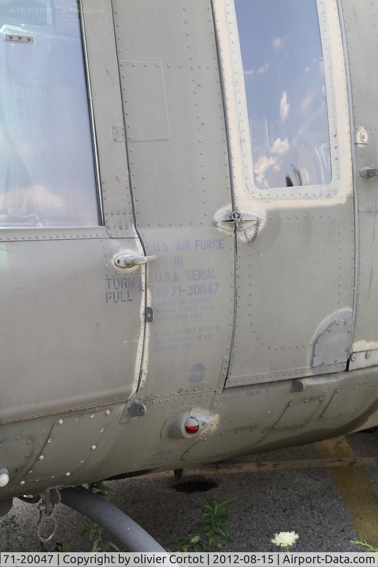 71-20047, 1971 Bell UH-1H Iroquois C/N 12871, Ex-USAF Huey